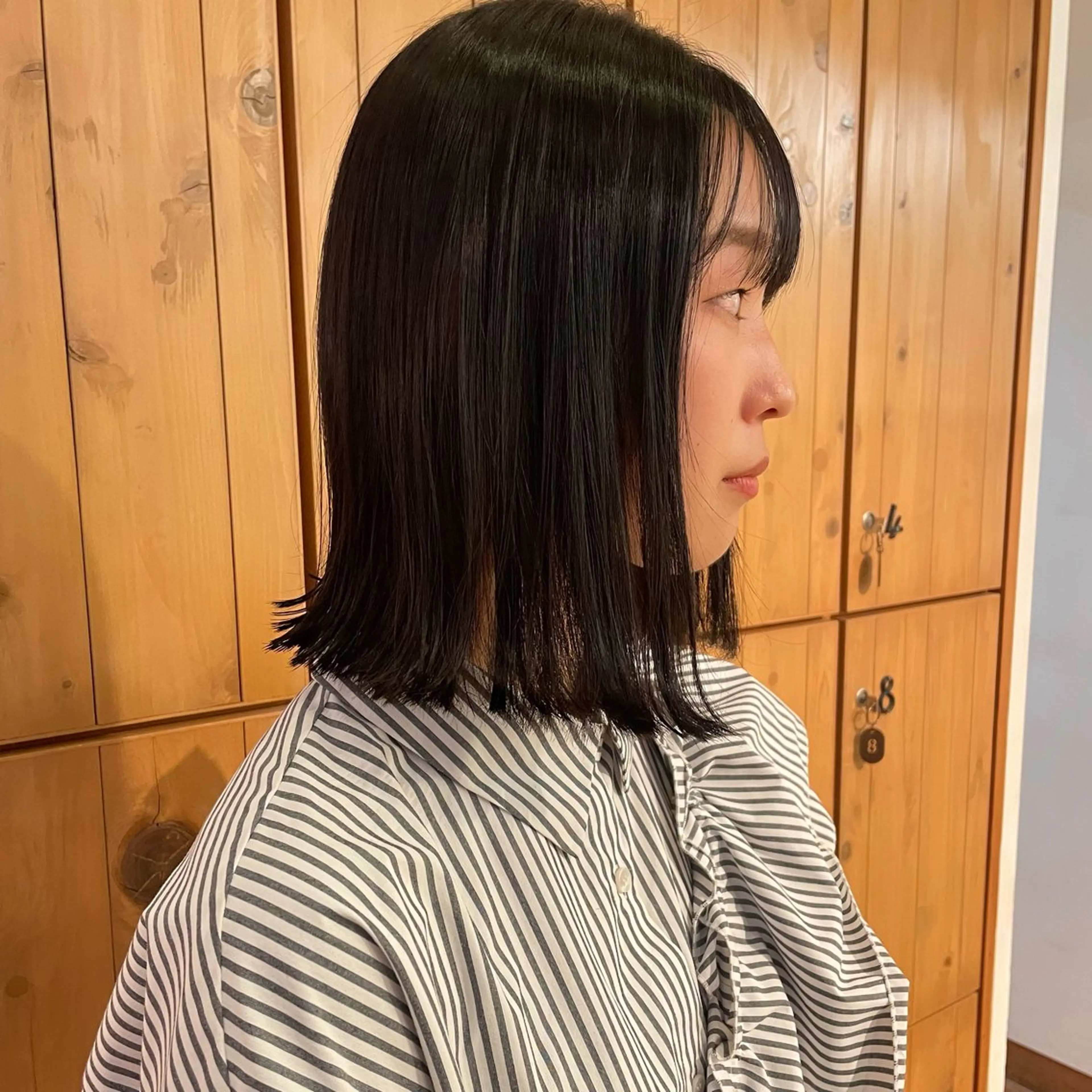 ミディアム 奥村 紗季のヘアスタイル