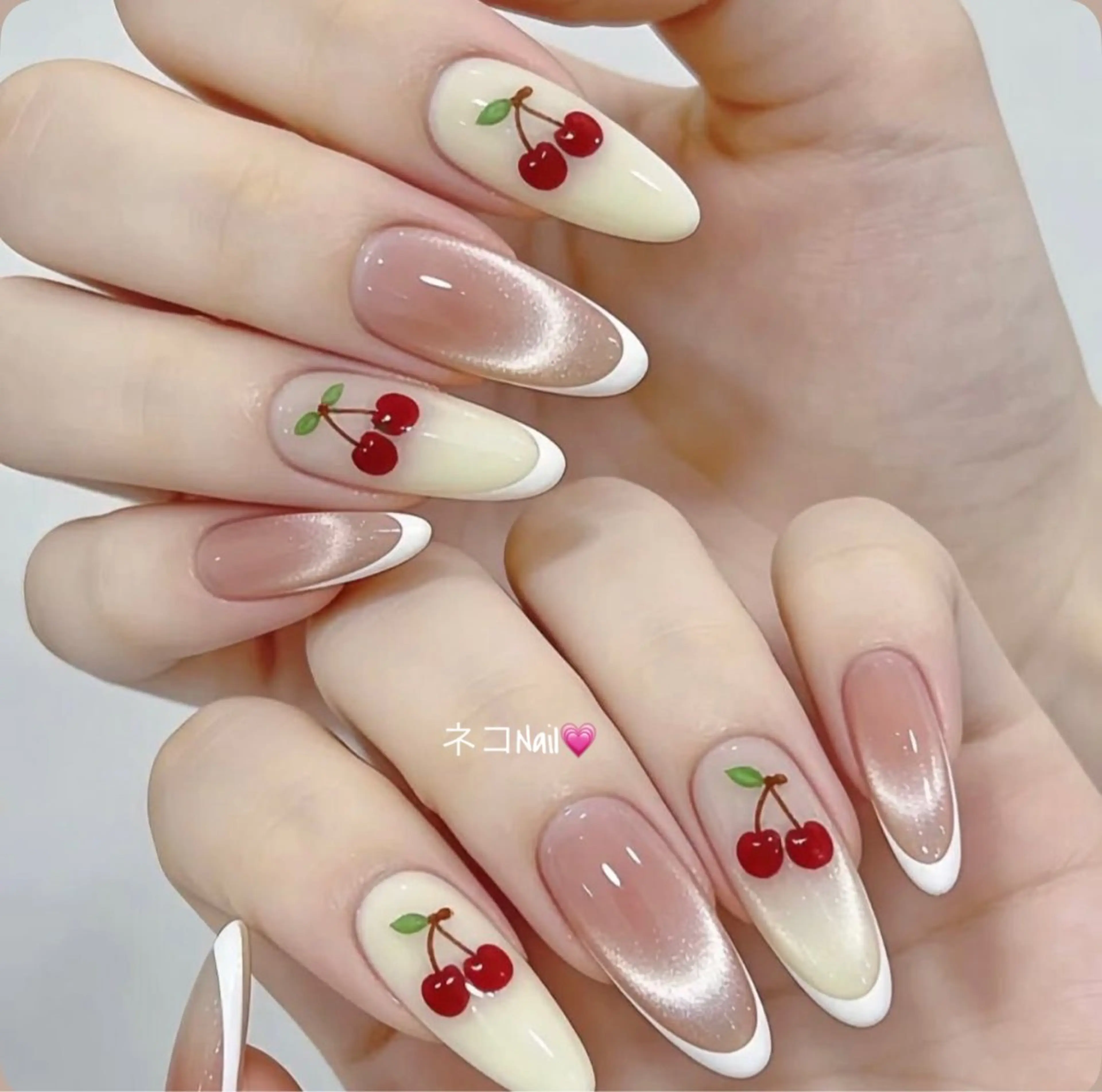 ネイル ジェルネイル ワンカラーネイル シンプルネイル ハンドネイル ネコ Nailのネイルデザイン