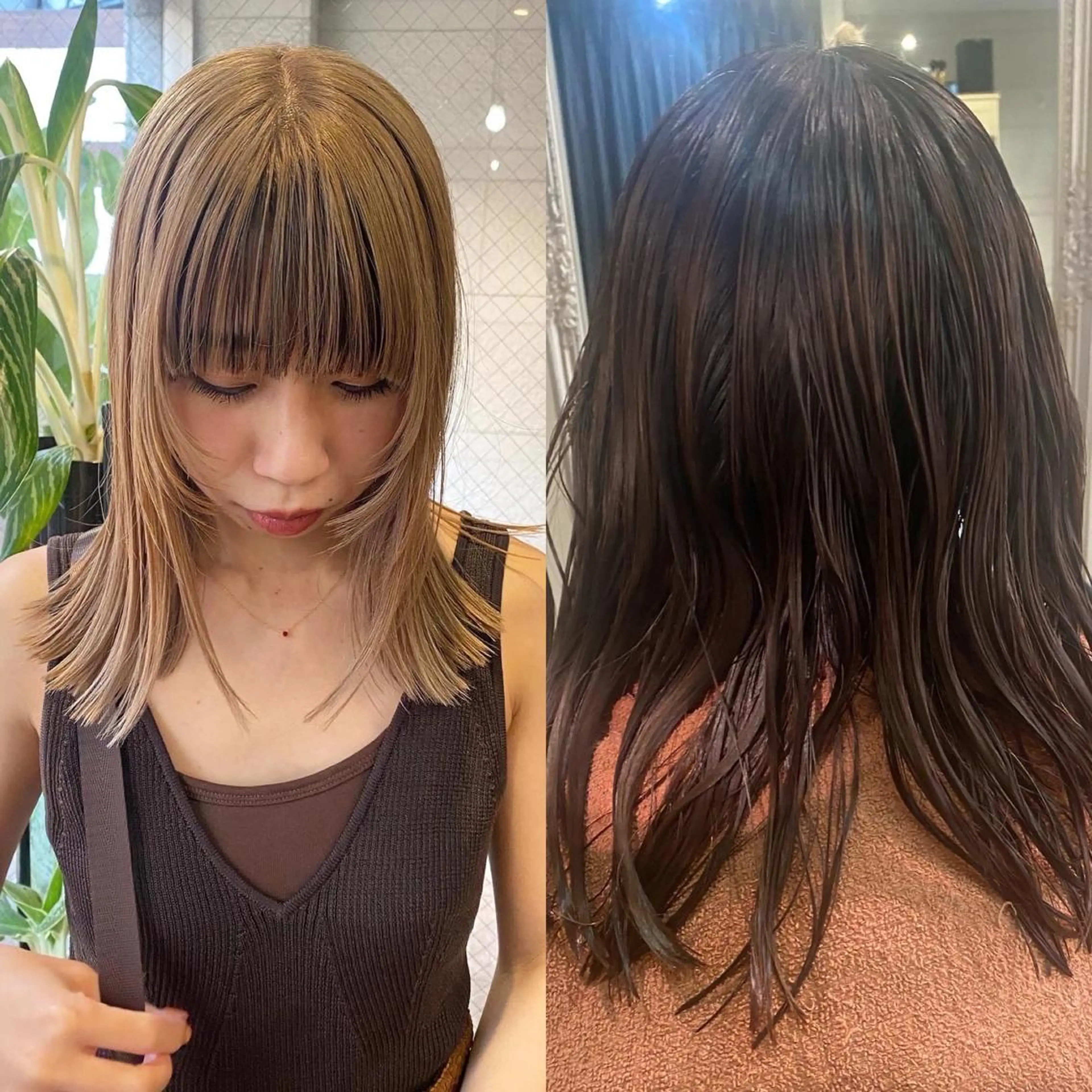 ロング カラー ベージュカラー ブリーチ 撮影モデル募集 🦋soemikaのヘアスタイル