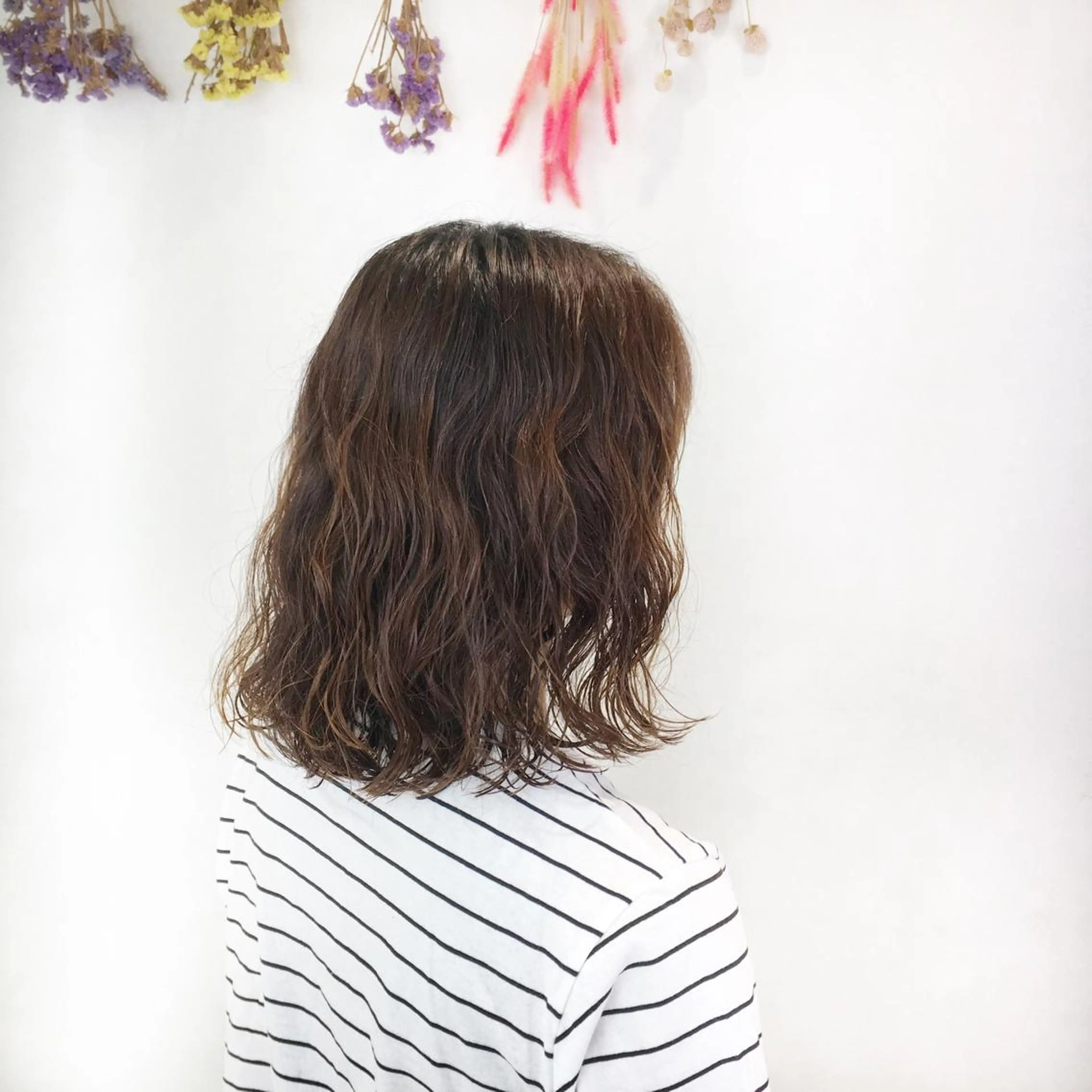 ミディアム パーマ ショート/ボブ🌿 大野ちかのヘアスタイル