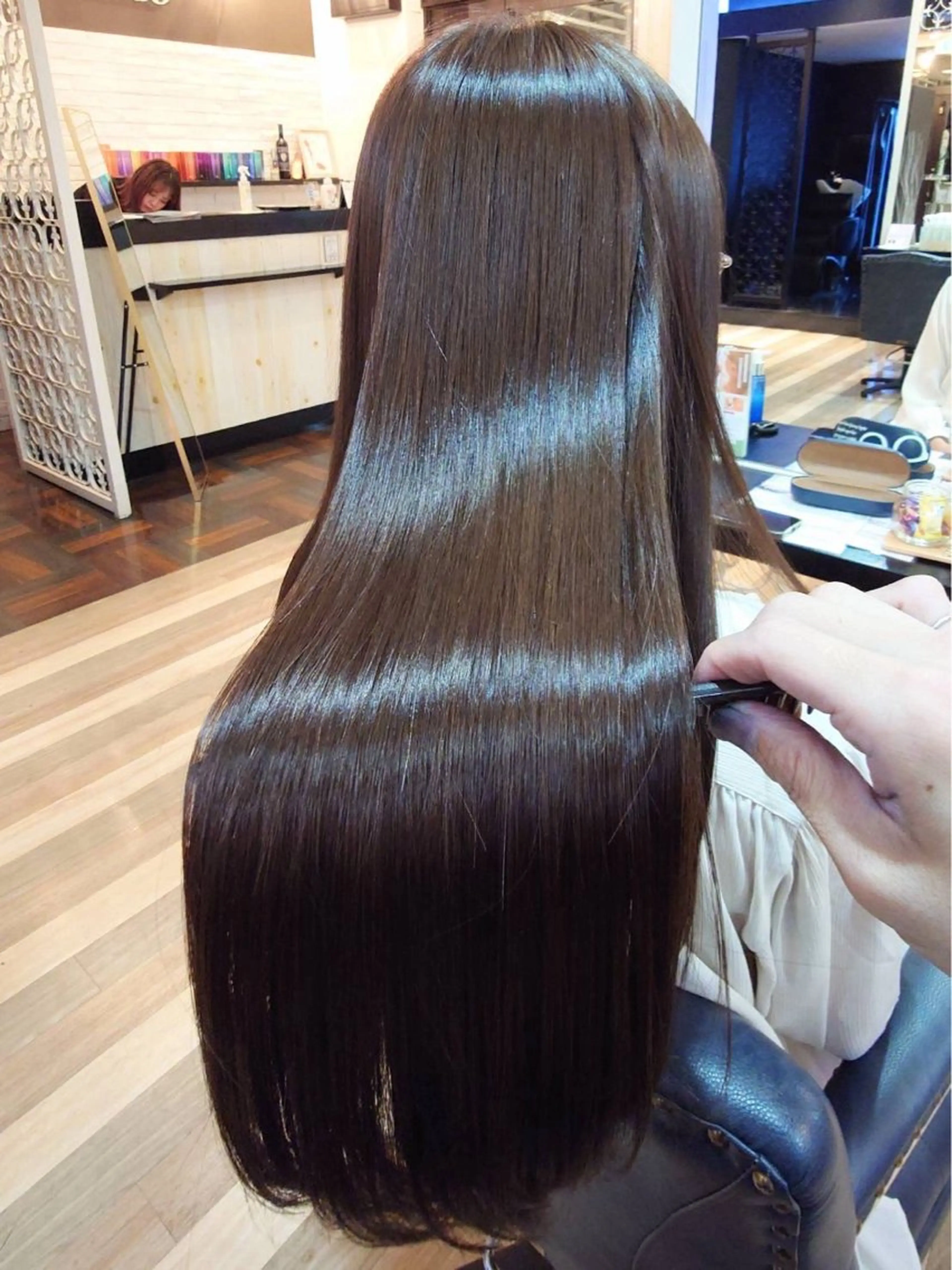 ロング カラー カット ヘアカラー トリートメント ヘッドスパ 長濱 奏のヘアスタイル