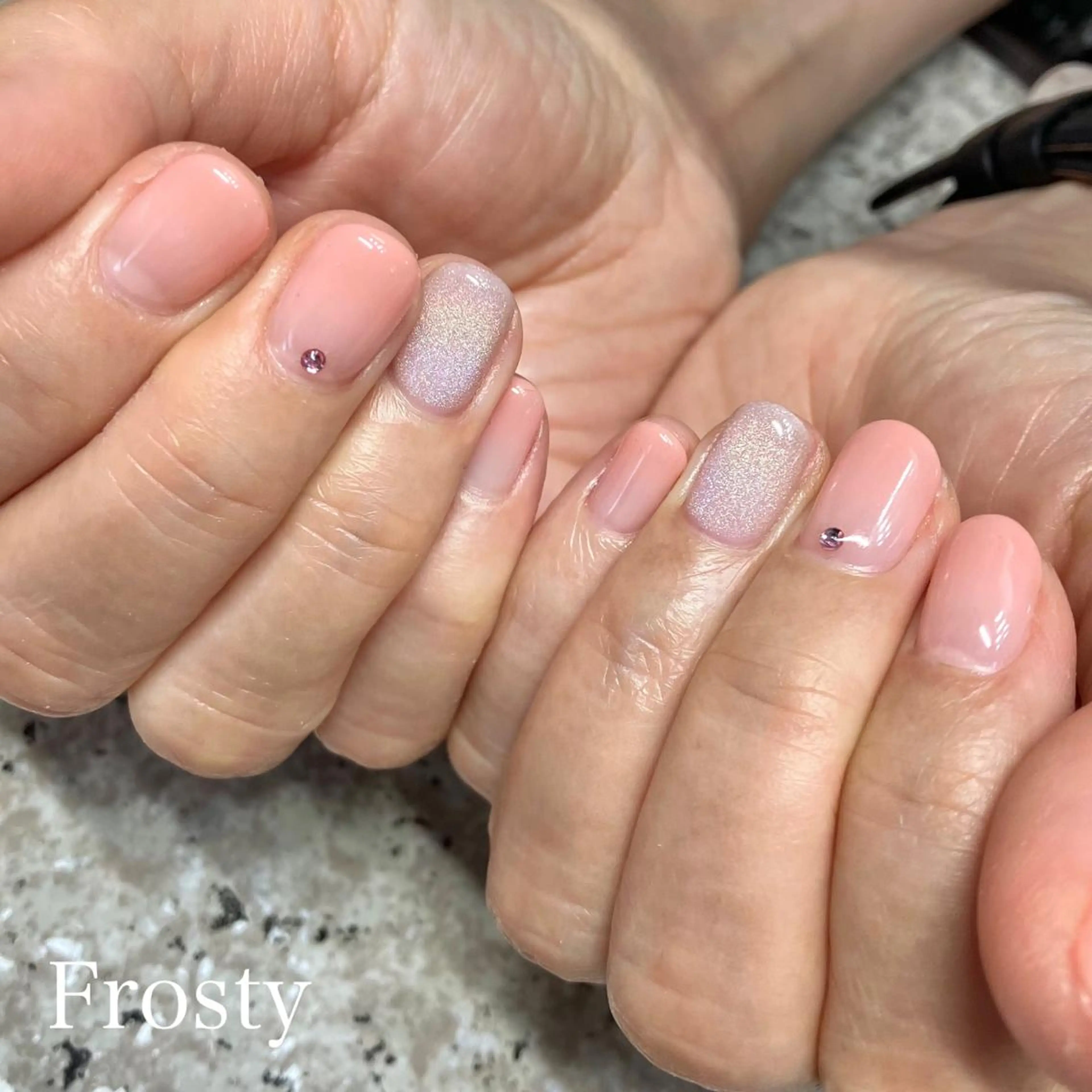 ネイル マグネットネイル ハンドネイル Mys. 三上紗紀のネイルデザイン