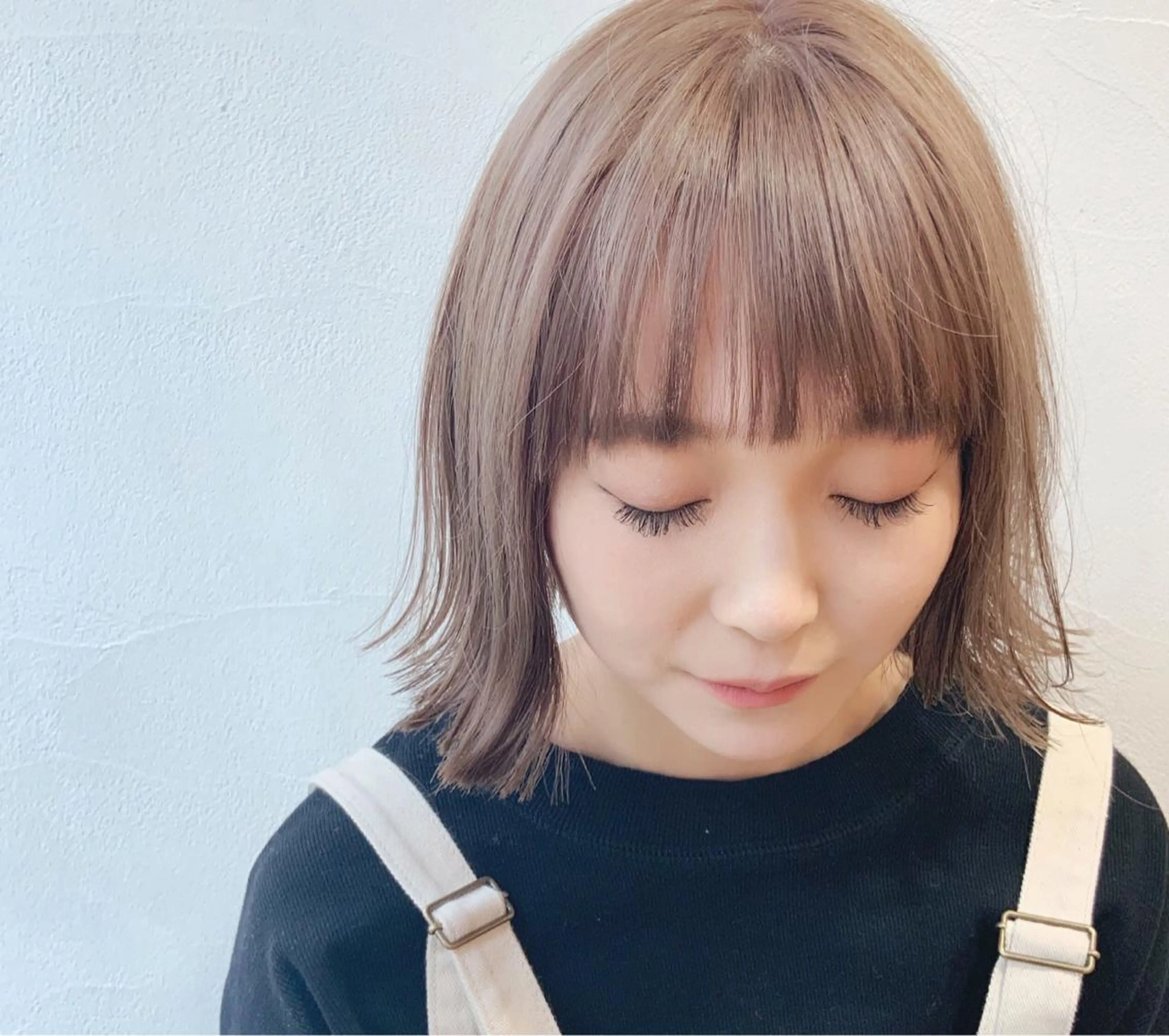 ミディアム カラー ベージュカラー メンズカット特化柏駅 徒歩3分LOUのヘアスタイル