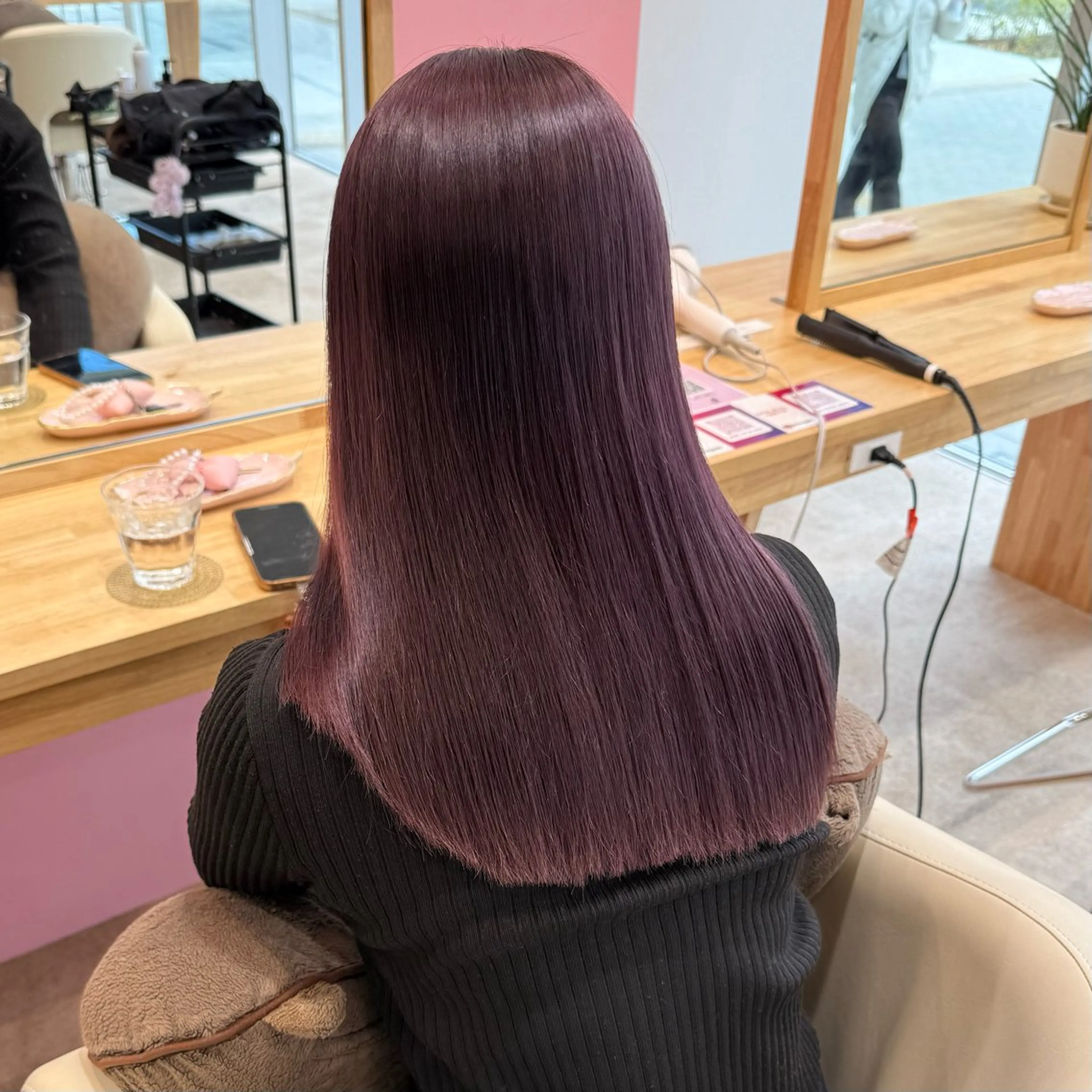 セミロング カラー カット ヘアカラー トリートメント 柔らかいcolor ￤韓国￤🩰マユ🩰のヘアスタイル