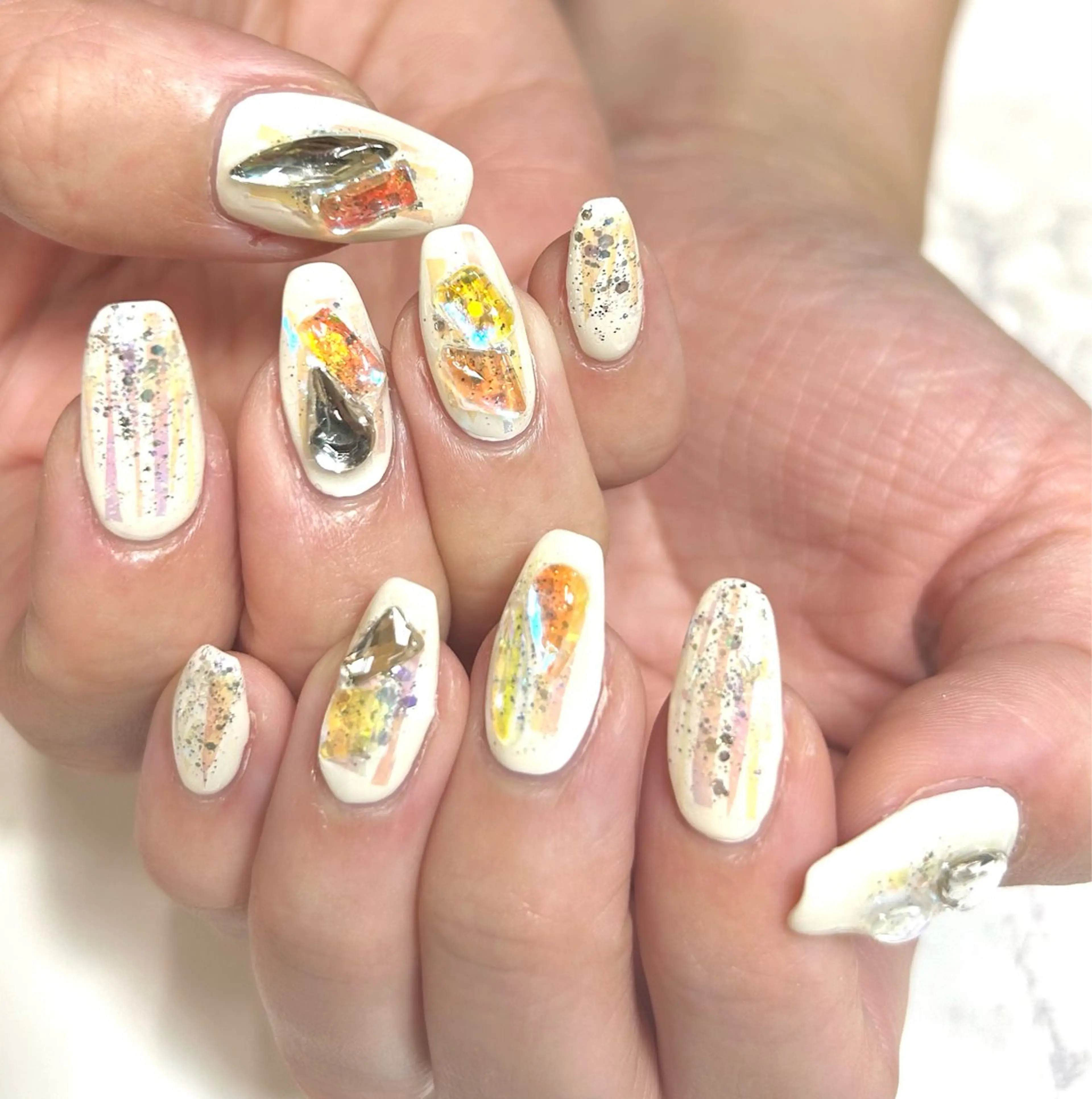 ネイル 持ち込み ハンドネイル one nailsalonのネイルデザイン