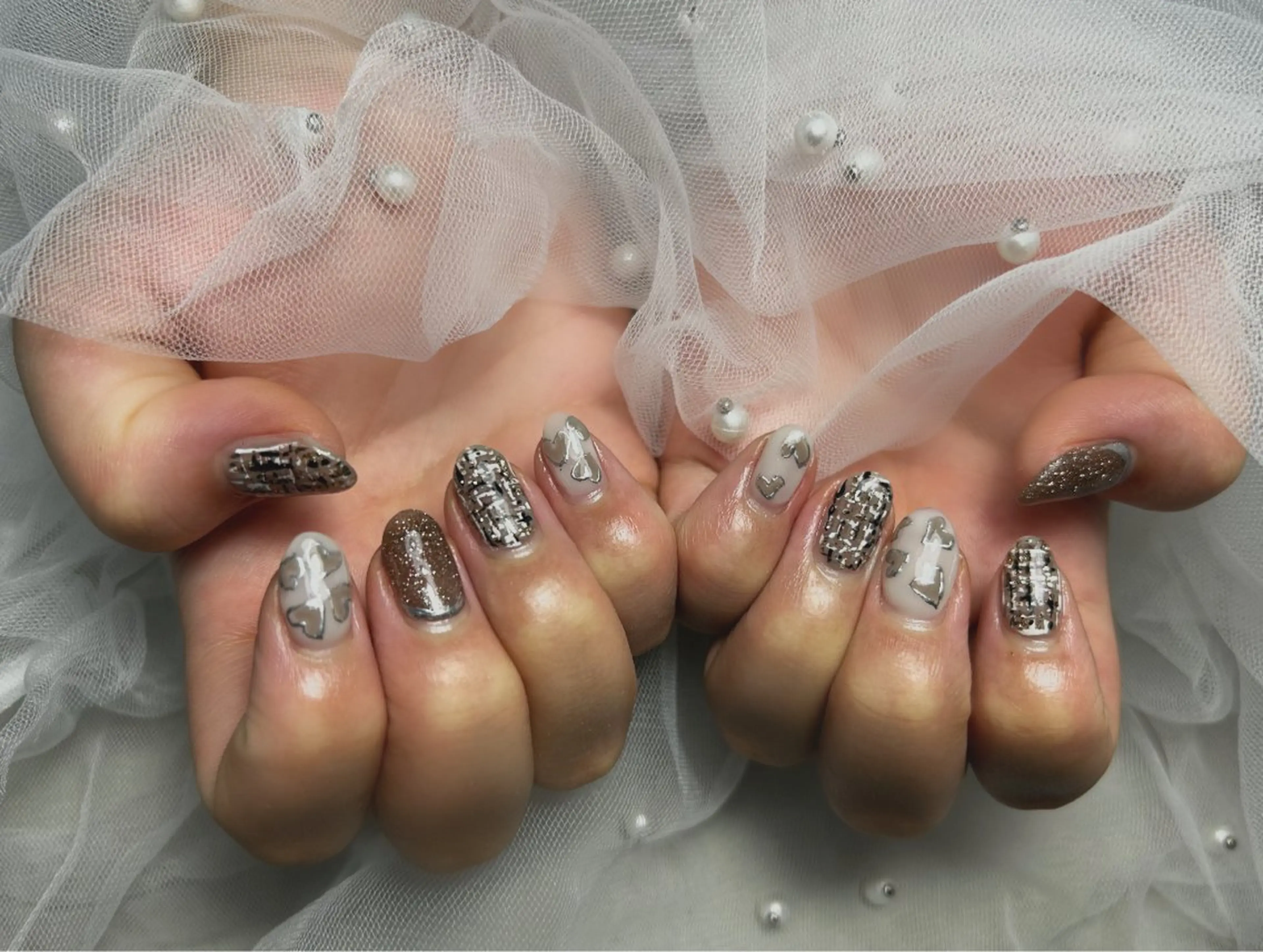 ネイル 持ち込み Nherb所属・佐藤 友里絵のネイルデザイン