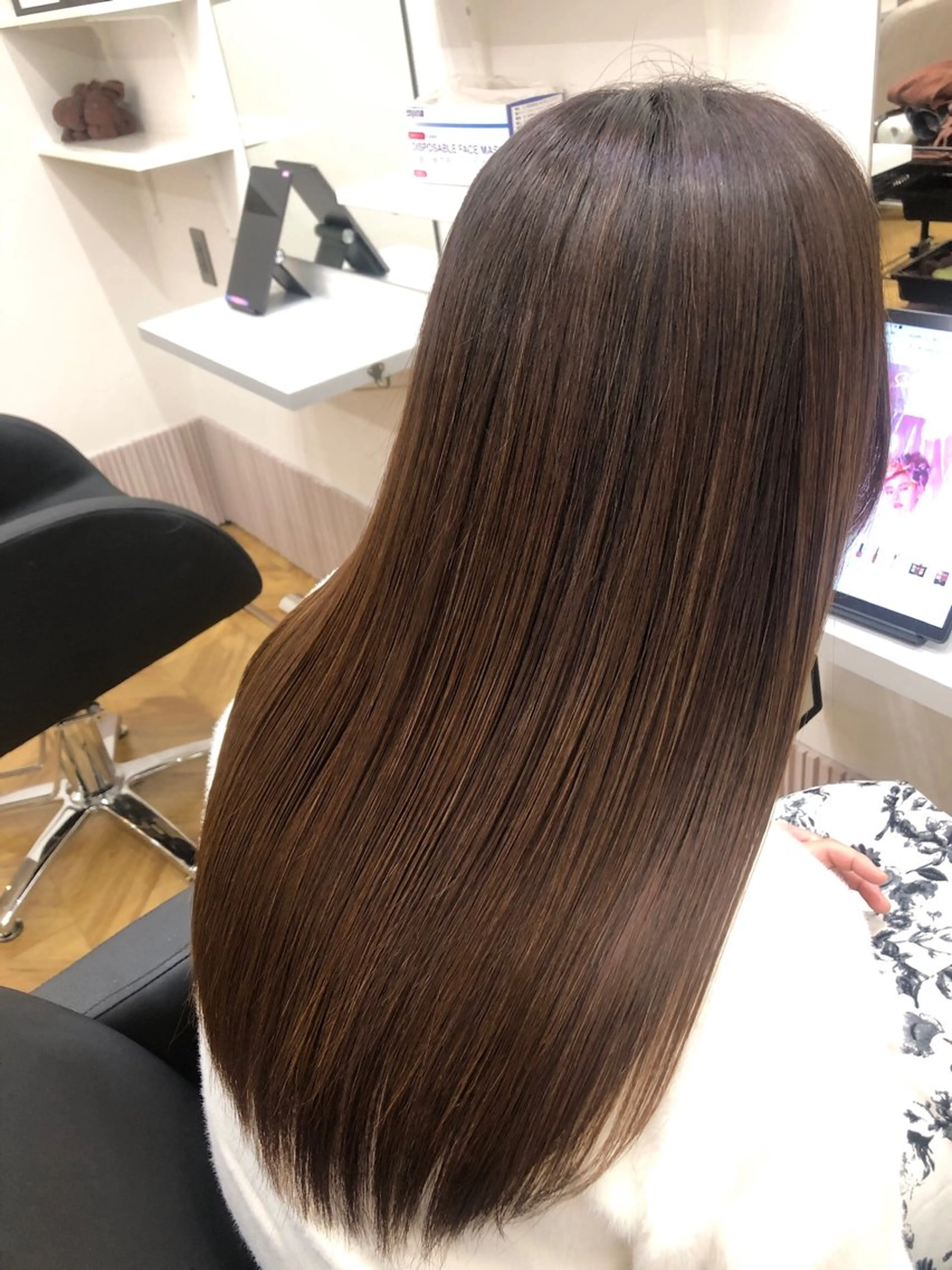 セミロング 髪質改善 トリートメント 髪質改善/艶髪💎 ウエキ リカのヘアスタイル