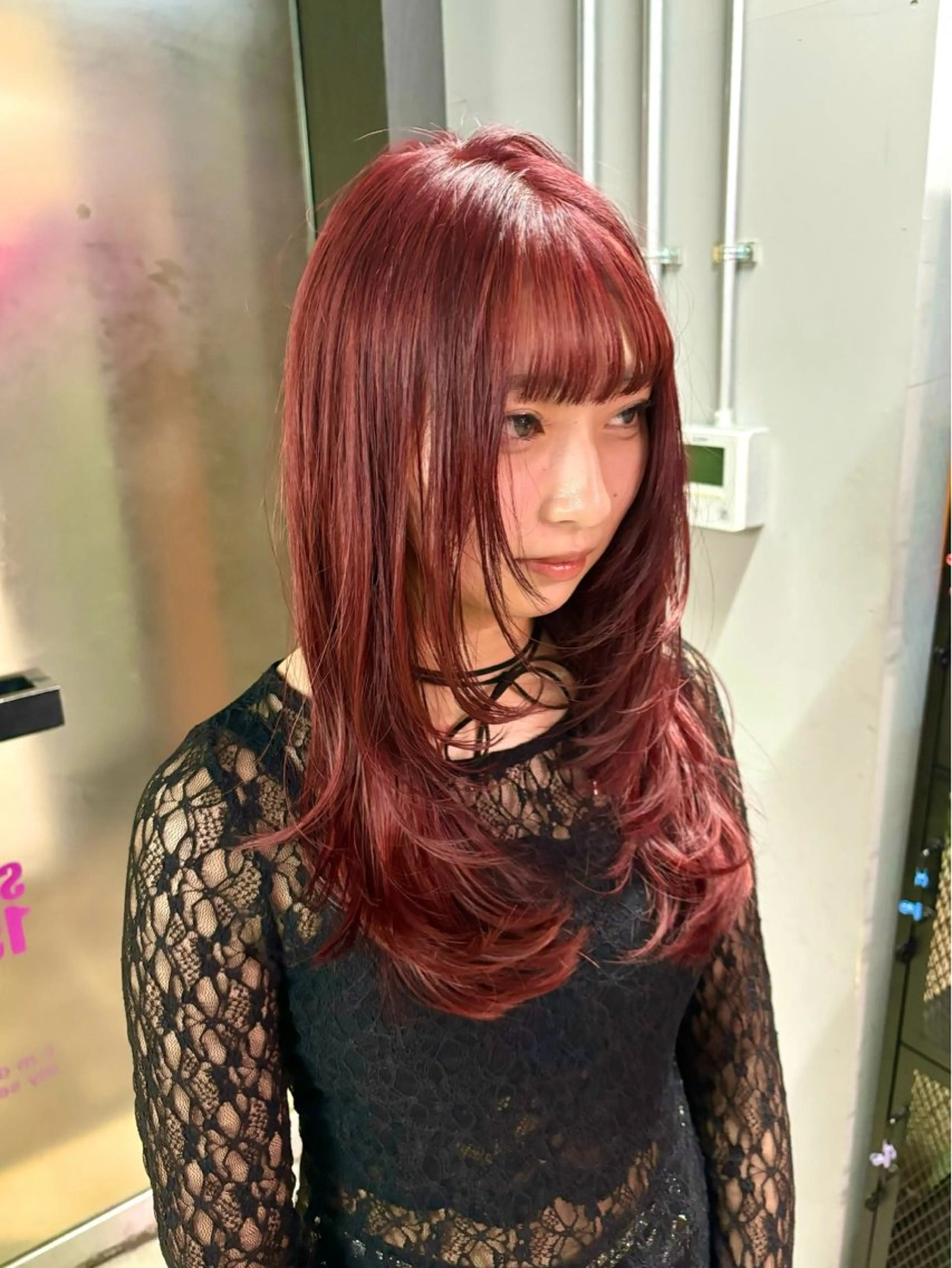 ロング カラー レイヤーカット カット ヘアカラー 札幌パーマ/ レイヤー/後藤海音のヘアスタイル