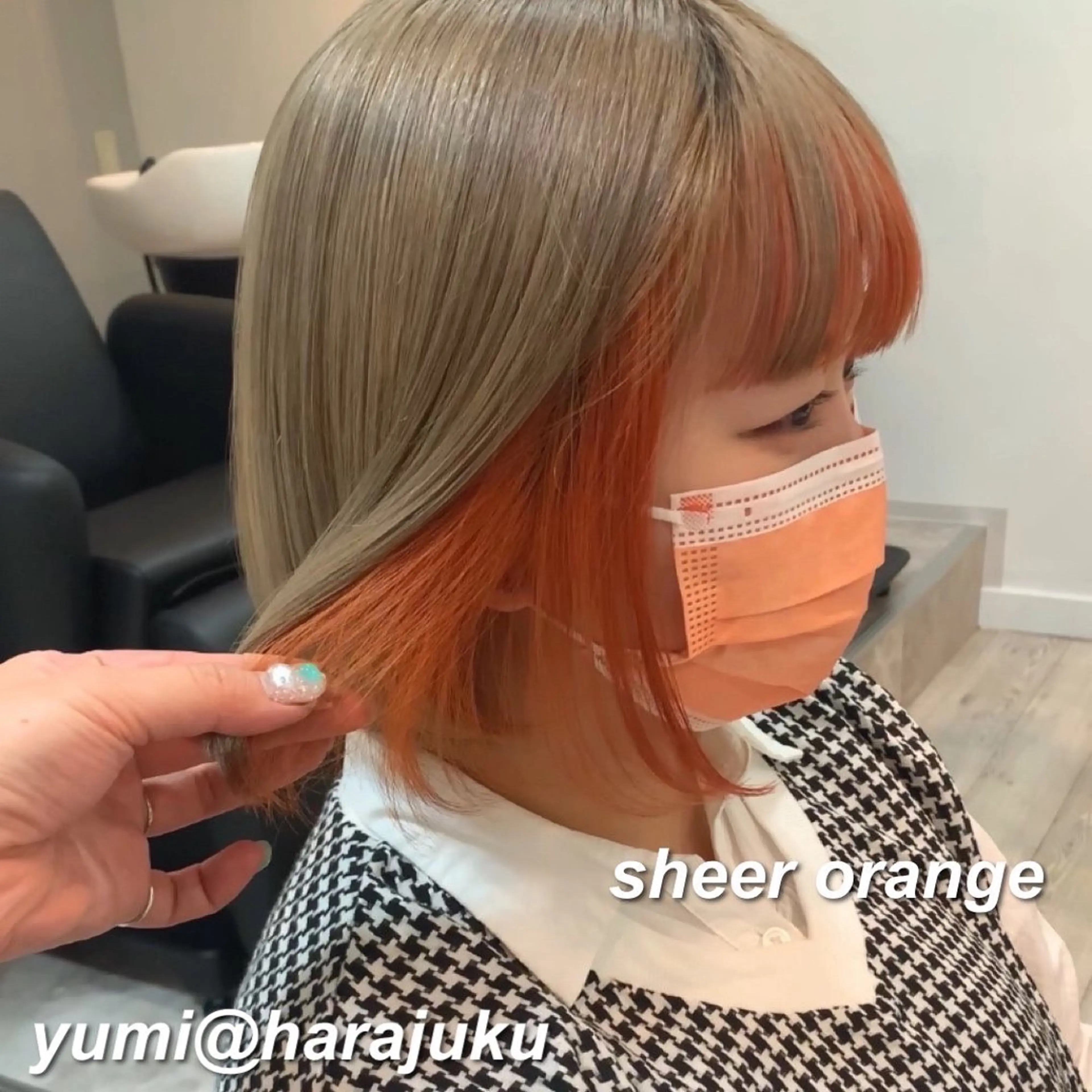 ショート カラー パーマ ヘアアレンジ メンズ ワット 原宿のヘアスタイル