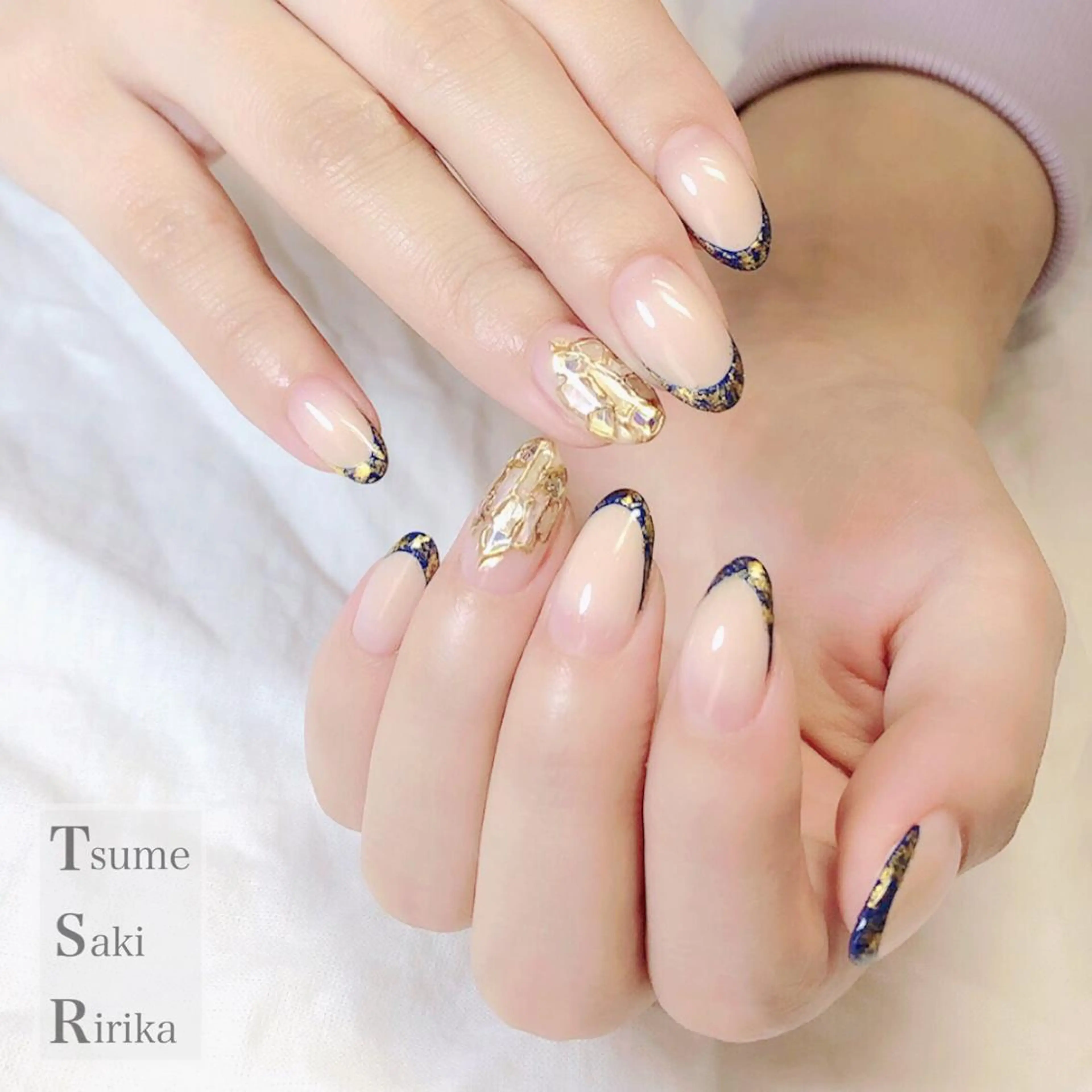 ネイル ハンドネイル ハンドケア 爪咲 りり花のネイルデザイン