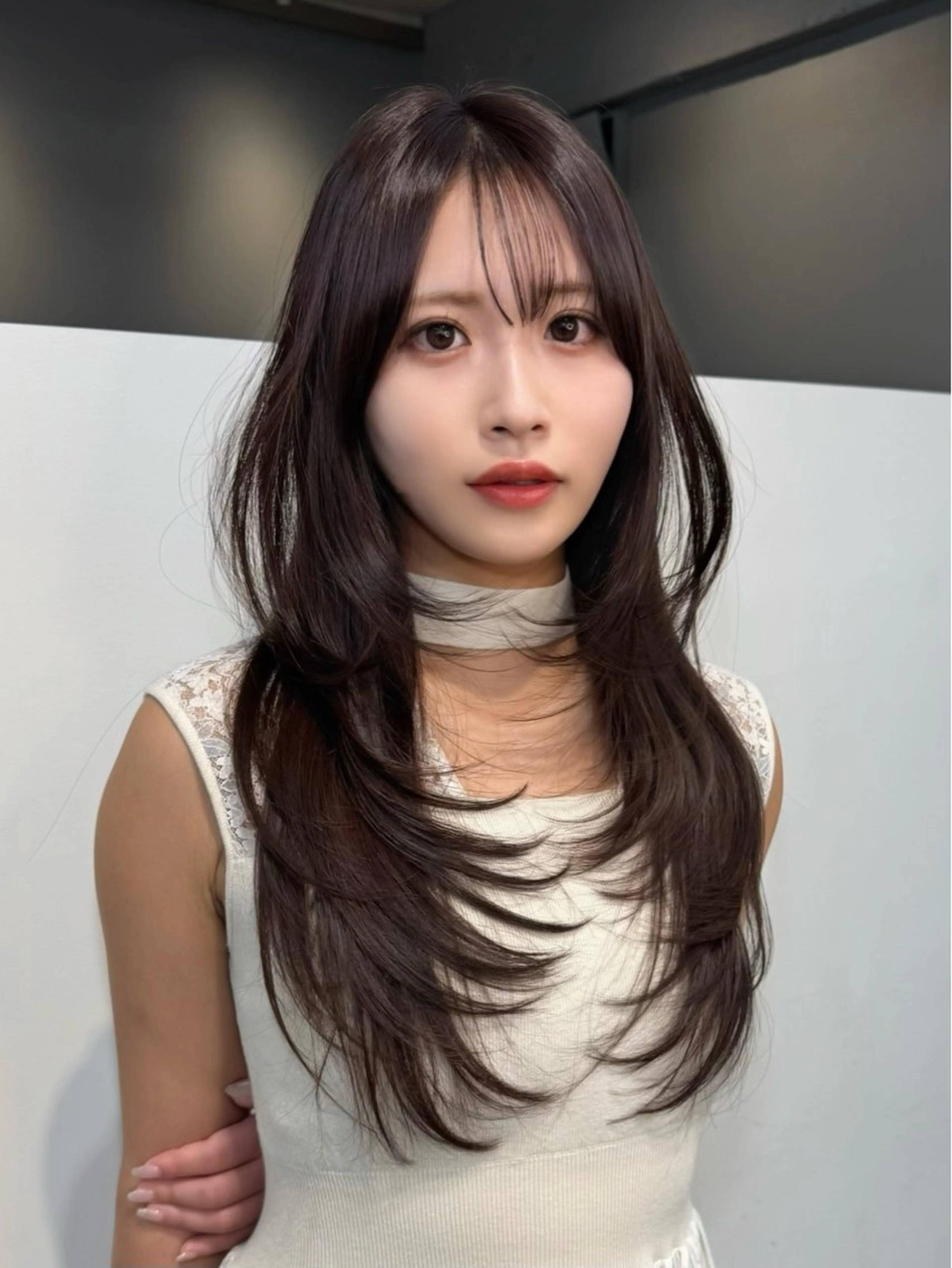 ロング パーマ 🦋韓国系指名No1 店長/圓山 祐也🦋のヘアスタイル