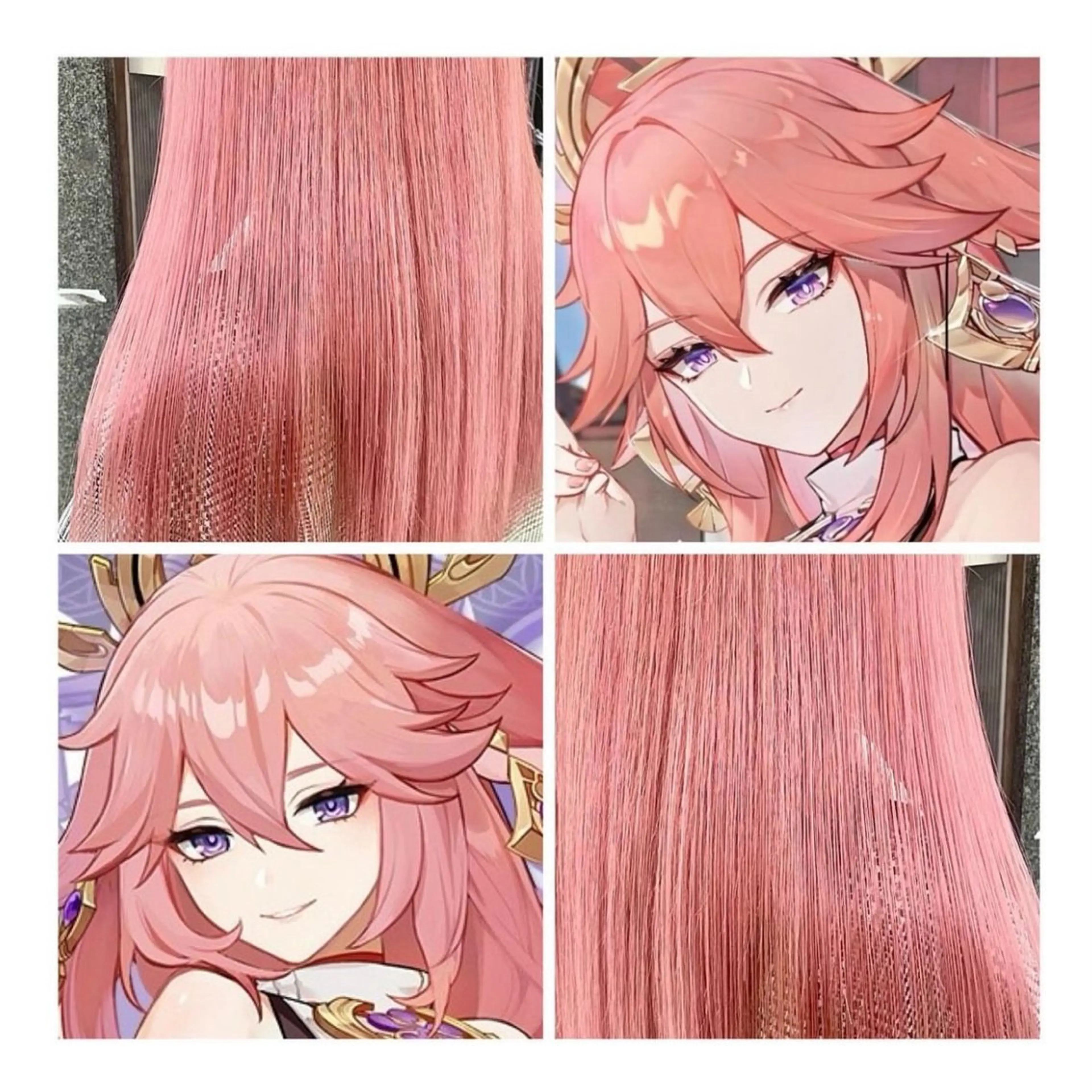 セミロング カラー ピンクカラー ヘアカラー GARU-ガル-所属・TSUNO🦖 派手髪/オタク美容師のヘアスタイル