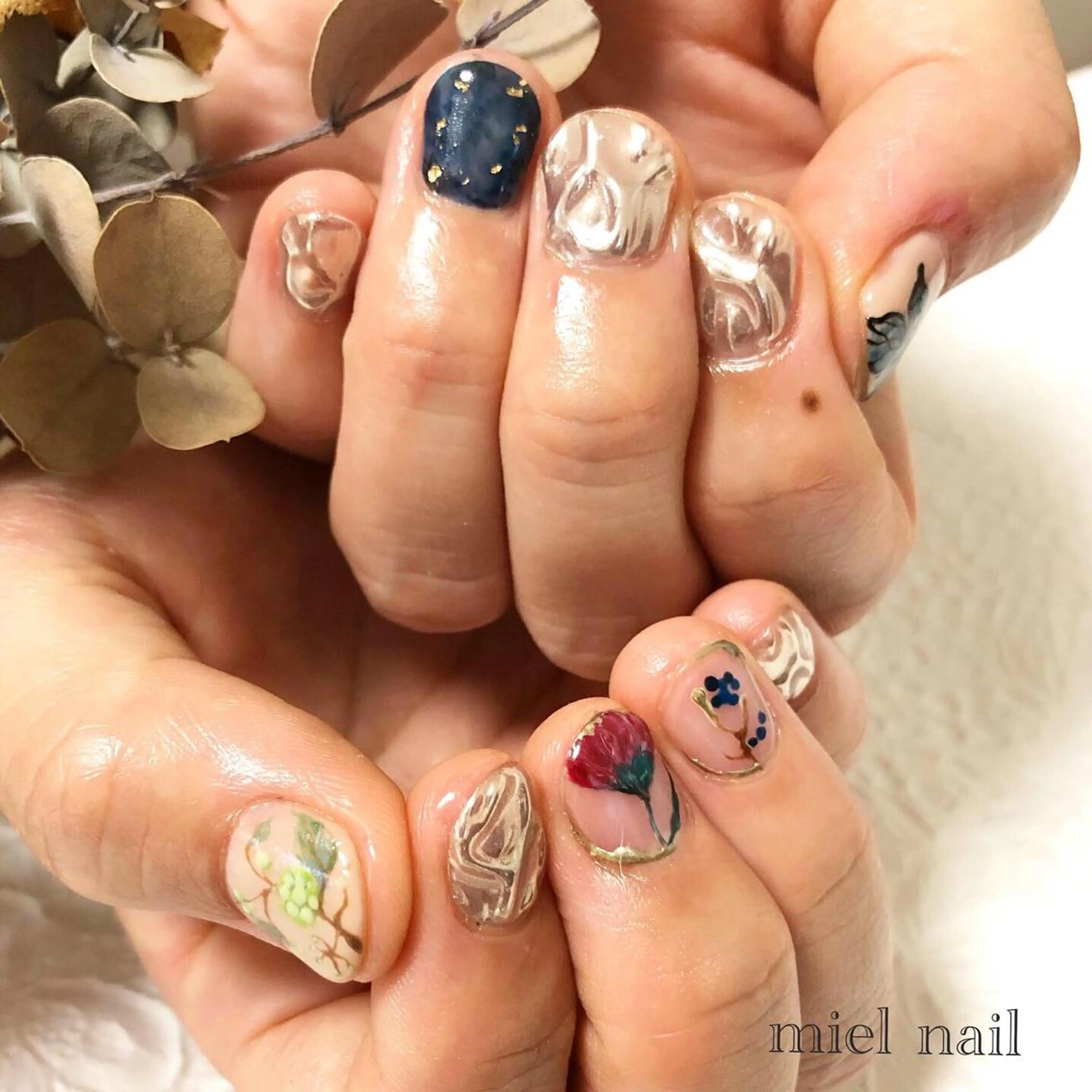 ネイル ハンドネイル miel nailのネイルデザイン