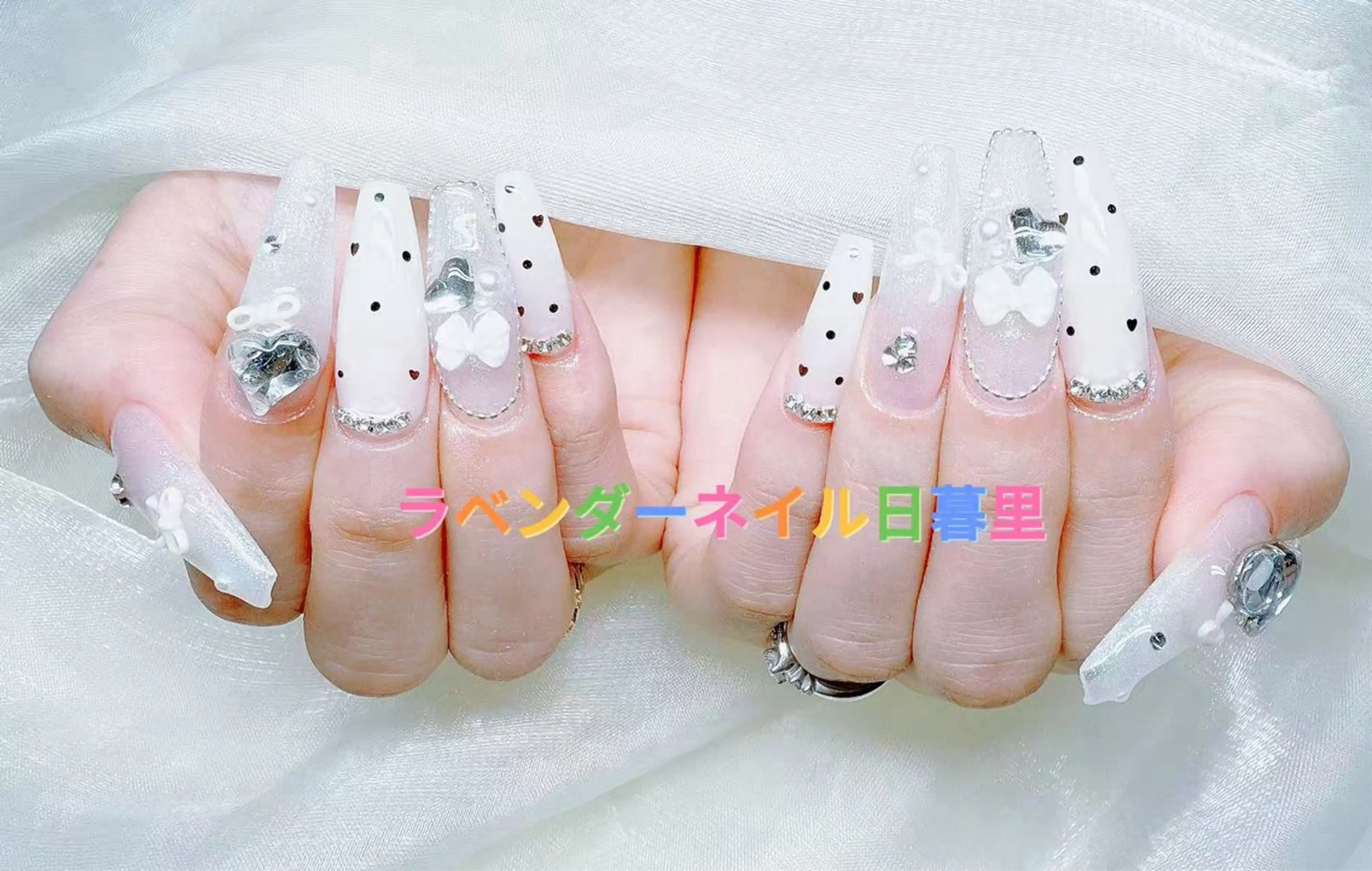 ネイル ハンドネイル ラベンダー💖日暮里 ルル💖ネイルのネイルデザイン