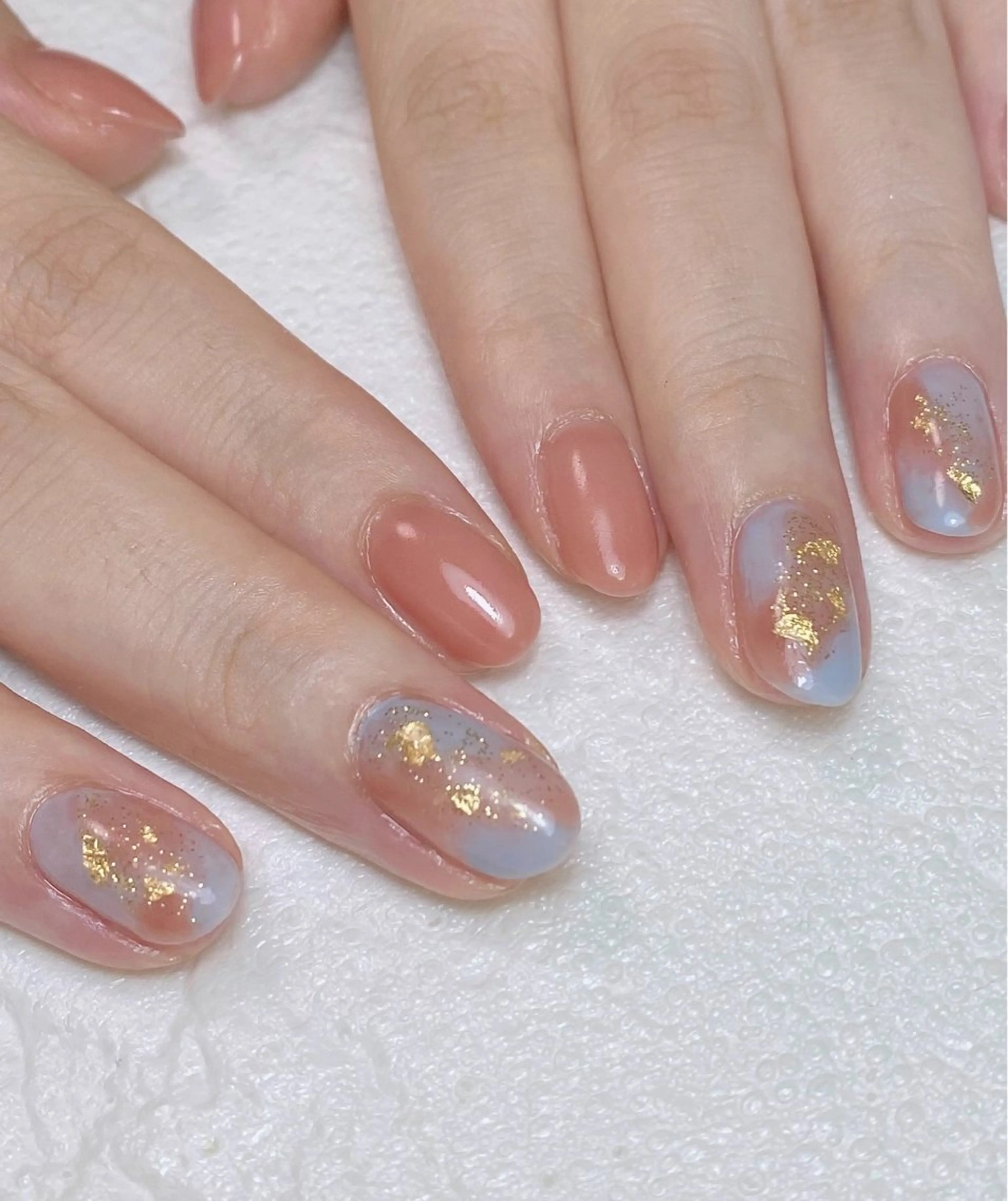 ネイル 持ち込み ニュアンスネイル Nail Salon K 🧸美爪育成のネイルデザイン