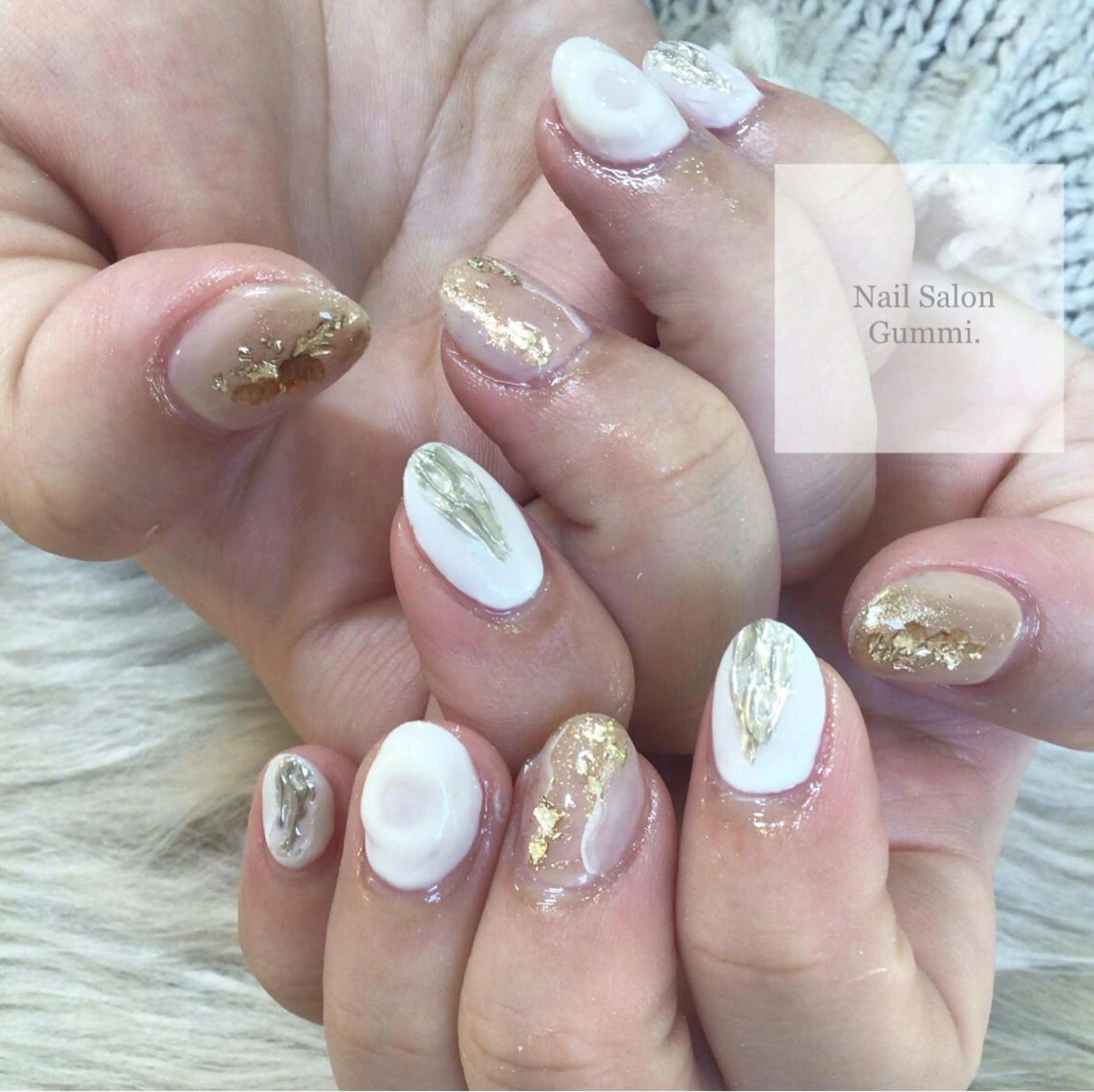 ネイル キラキラネイル 韓国ネイル ラメ(グリッター) ミラーネイル 持ち込み Nail Salon Gummi.のネイルデザイン