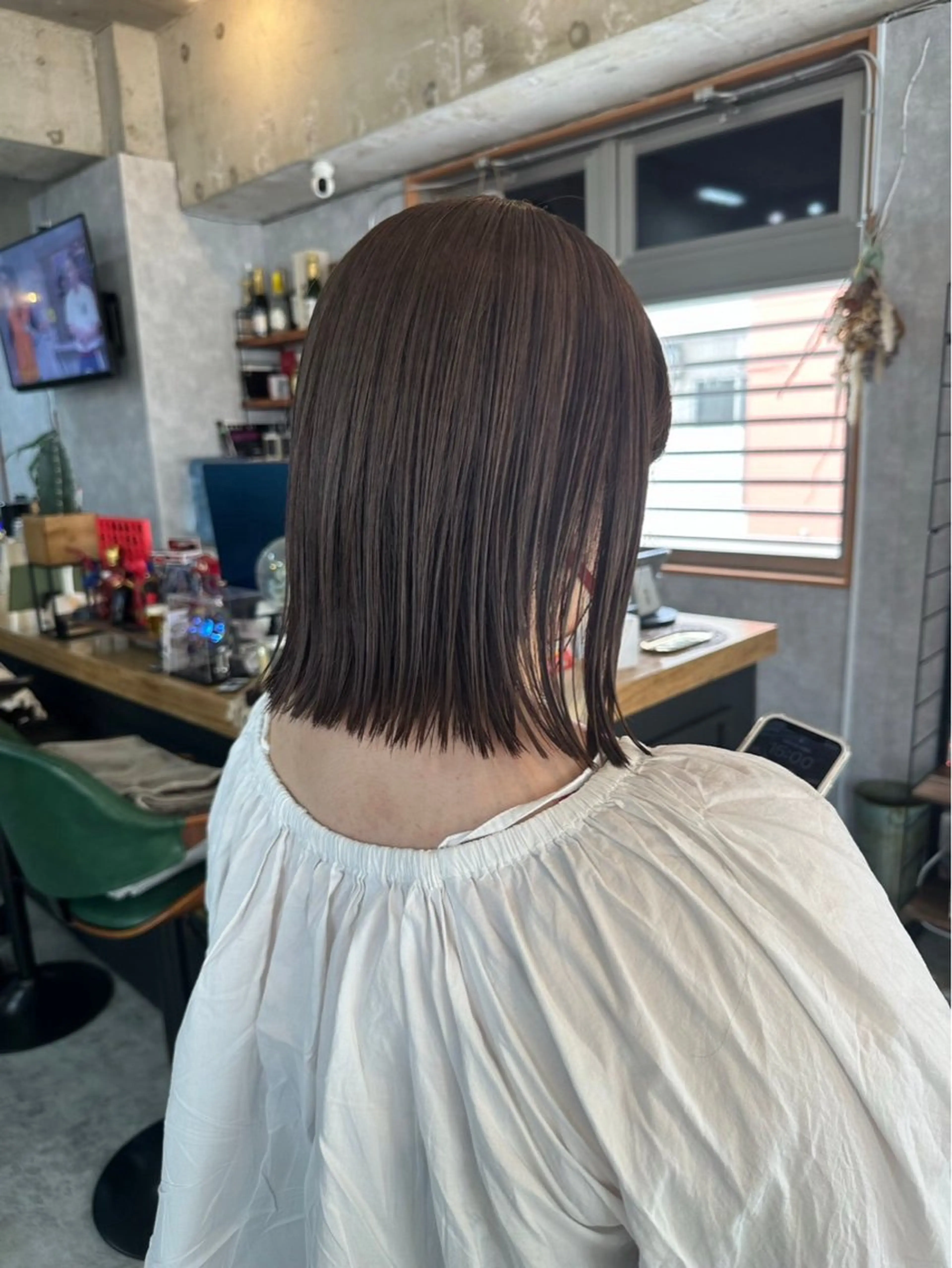 ショート カラー シールドヘアー/那覇 /縮毛矯正/ブリーチのヘアスタイル