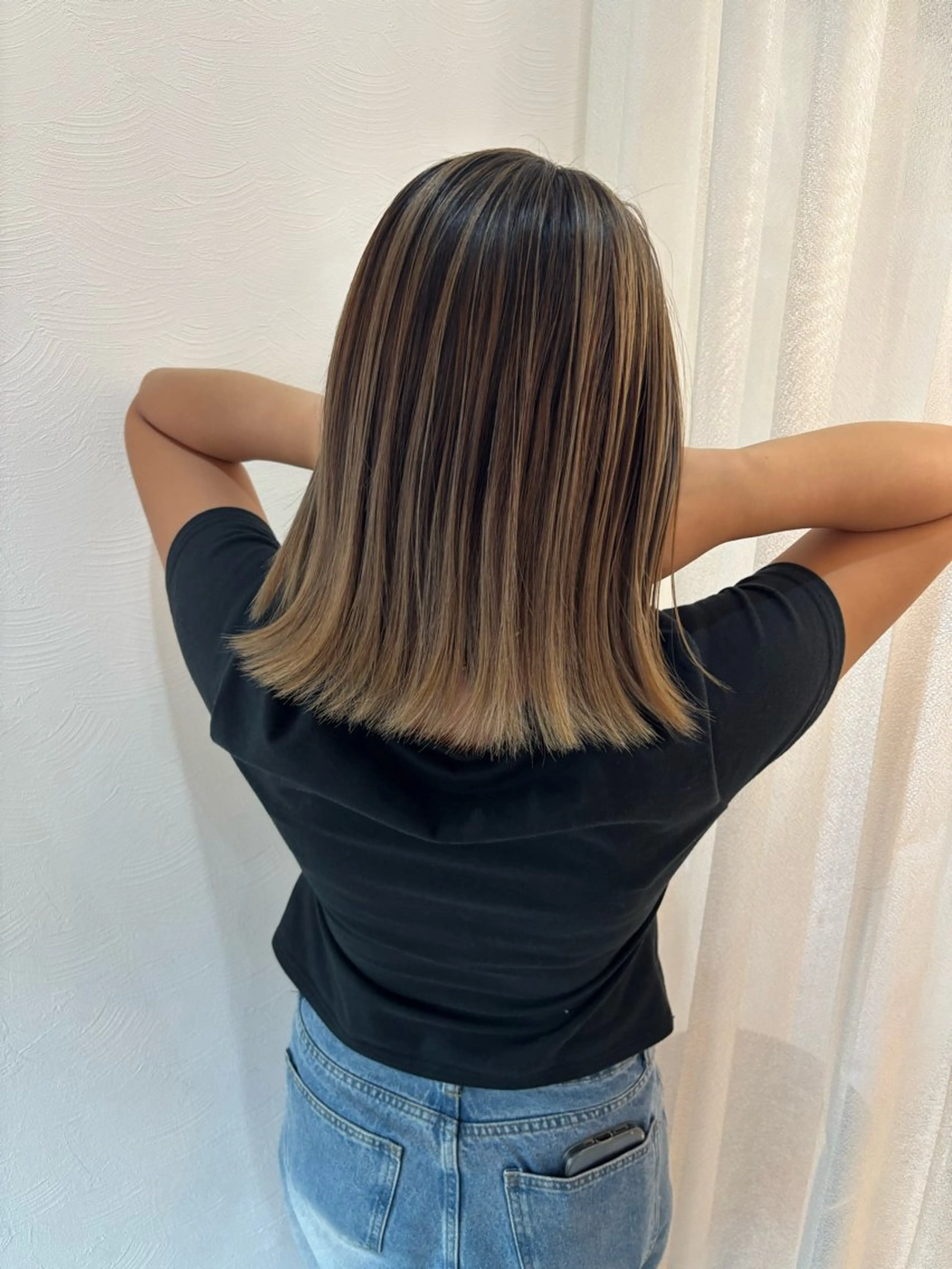 🎀当日限定🫧ハイライト入れ放題➕カラー💎ケアブリーチ込み🪞.*の写真