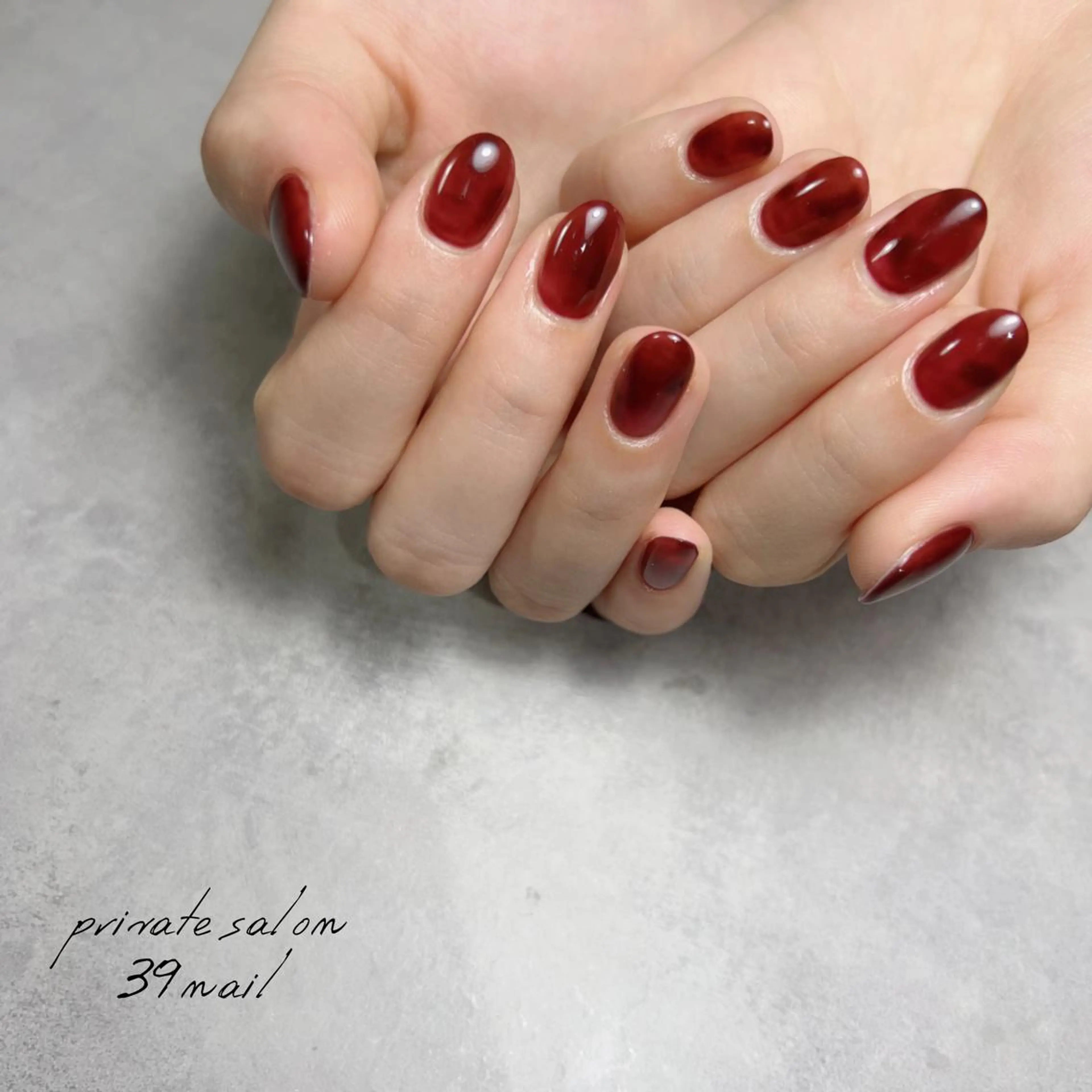 ミディアム ネイル ハンドネイル 京橋 【39nail】のネイルデザイン