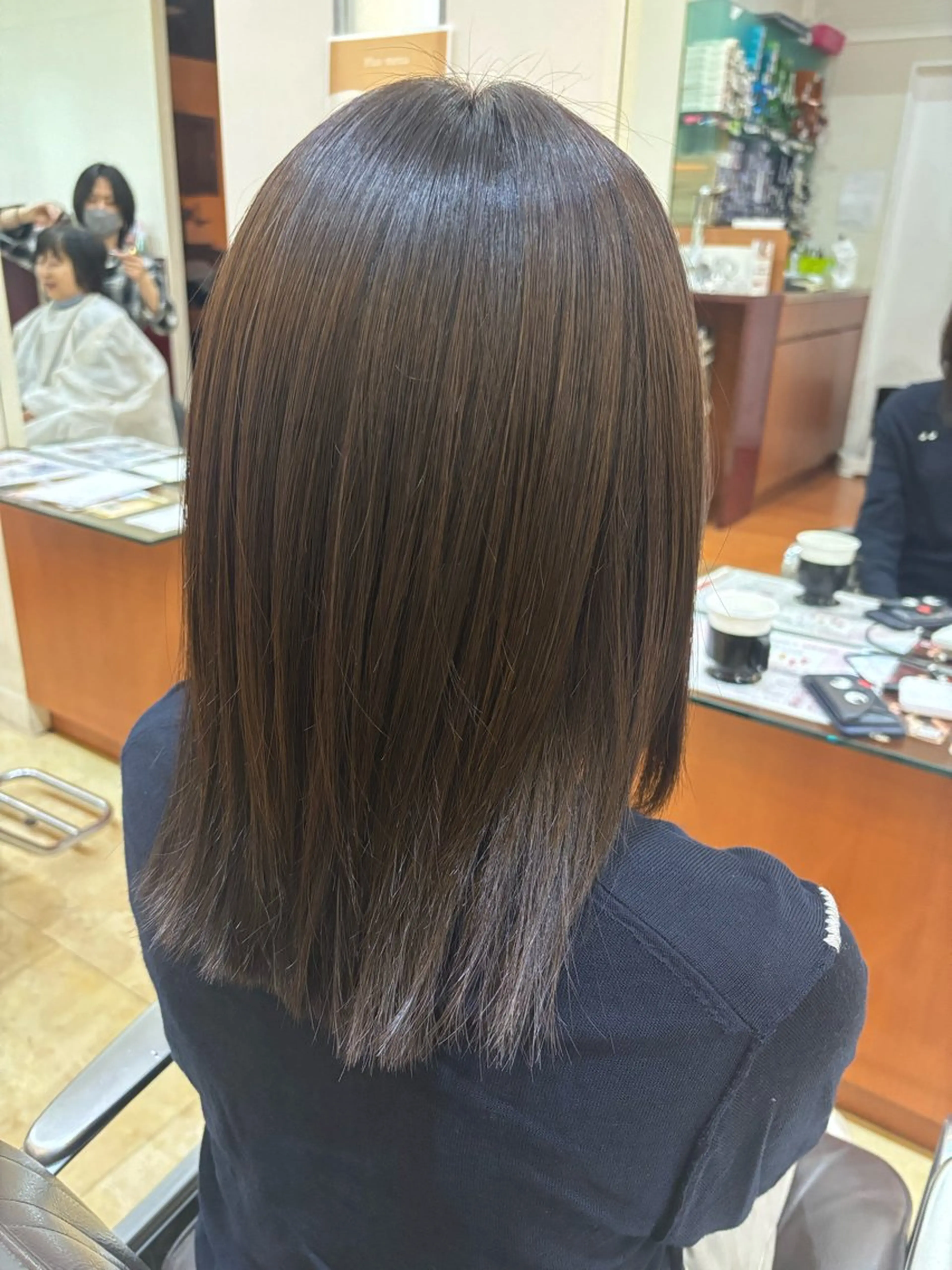 ミディアム 尾崎 優花のヘアスタイル