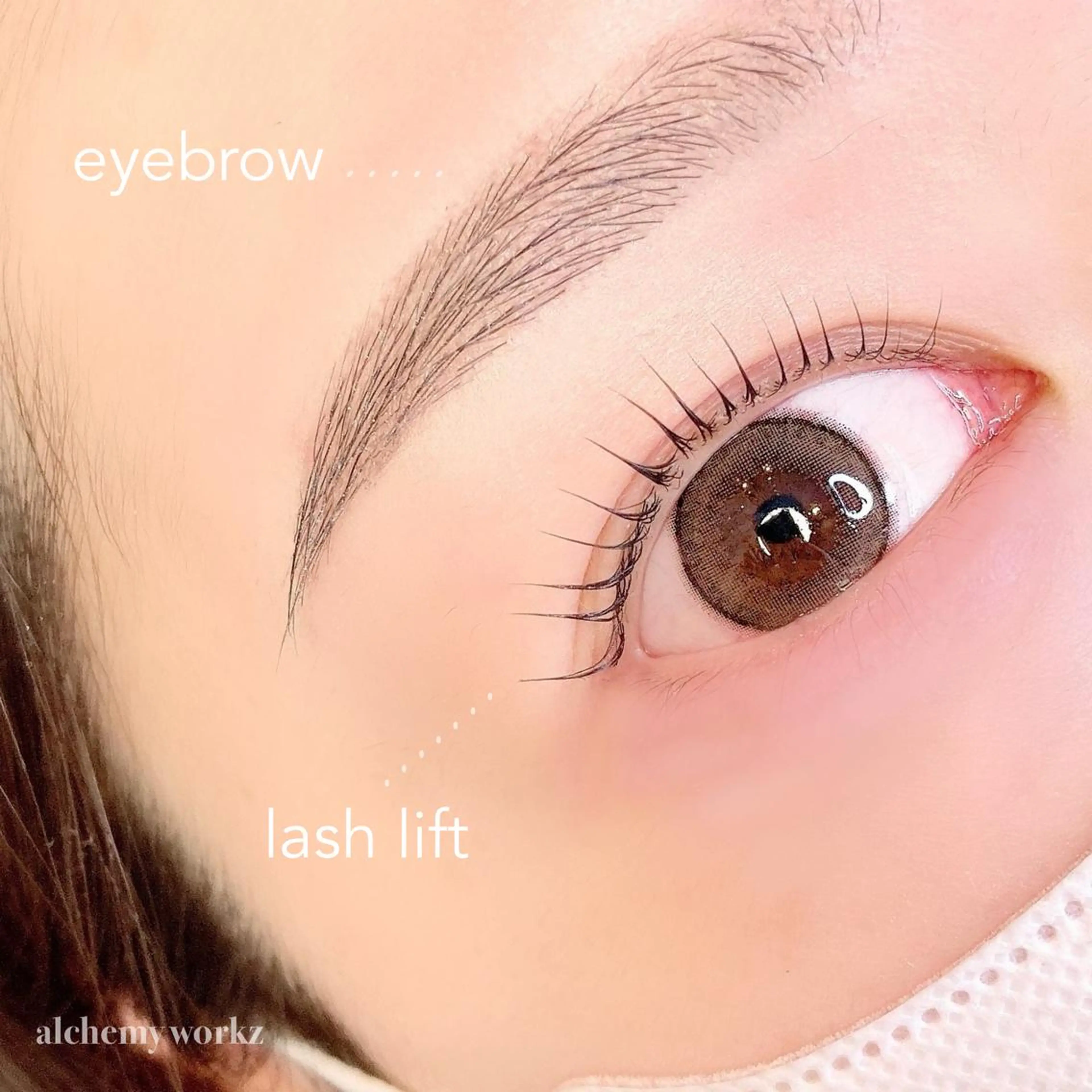 アイブロウ alchemy workzのマツエク・マツパデザイン