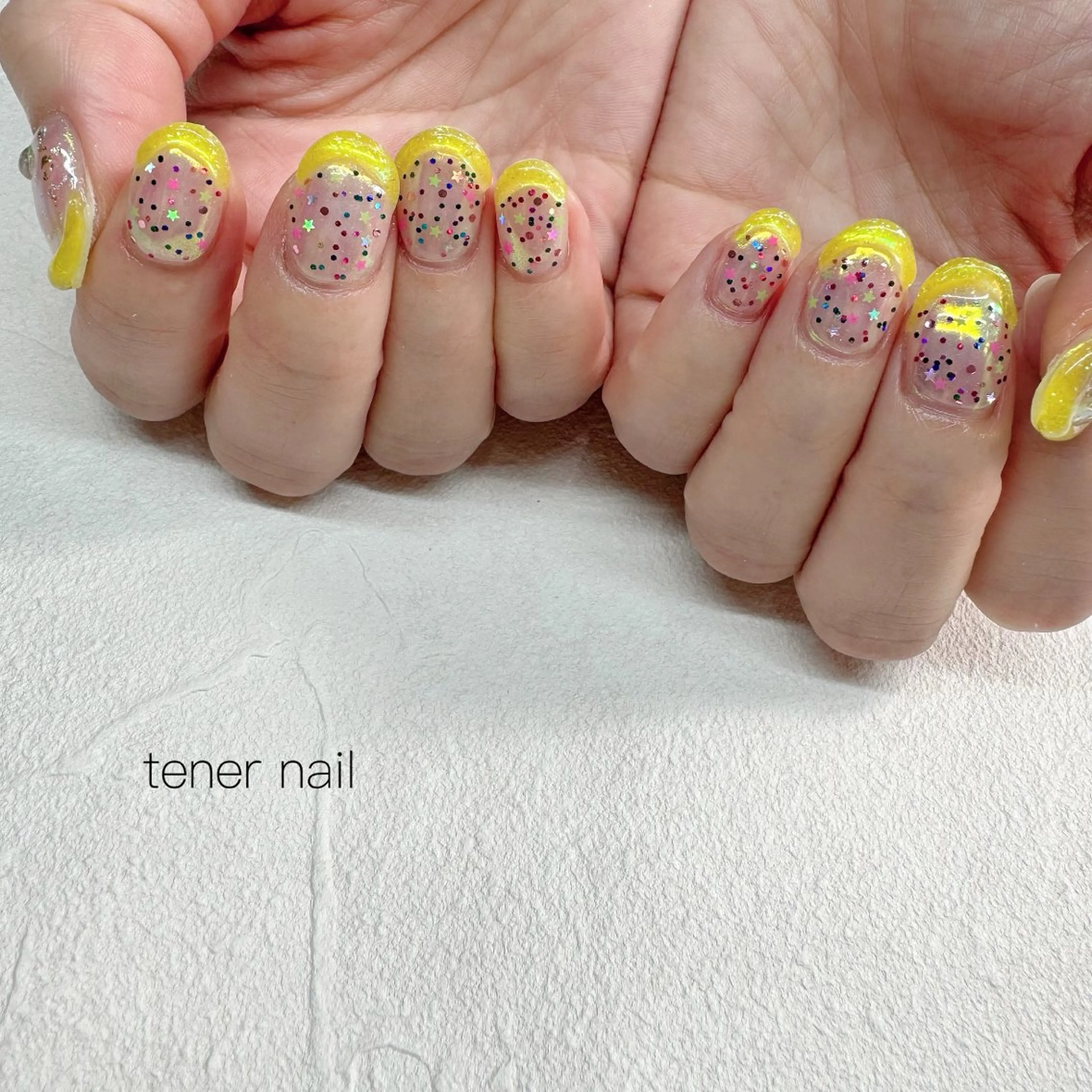 ネイル フレンチネイル ぷっくりネイル ハンドネイル テネルネイル tener nailのネイルデザイン