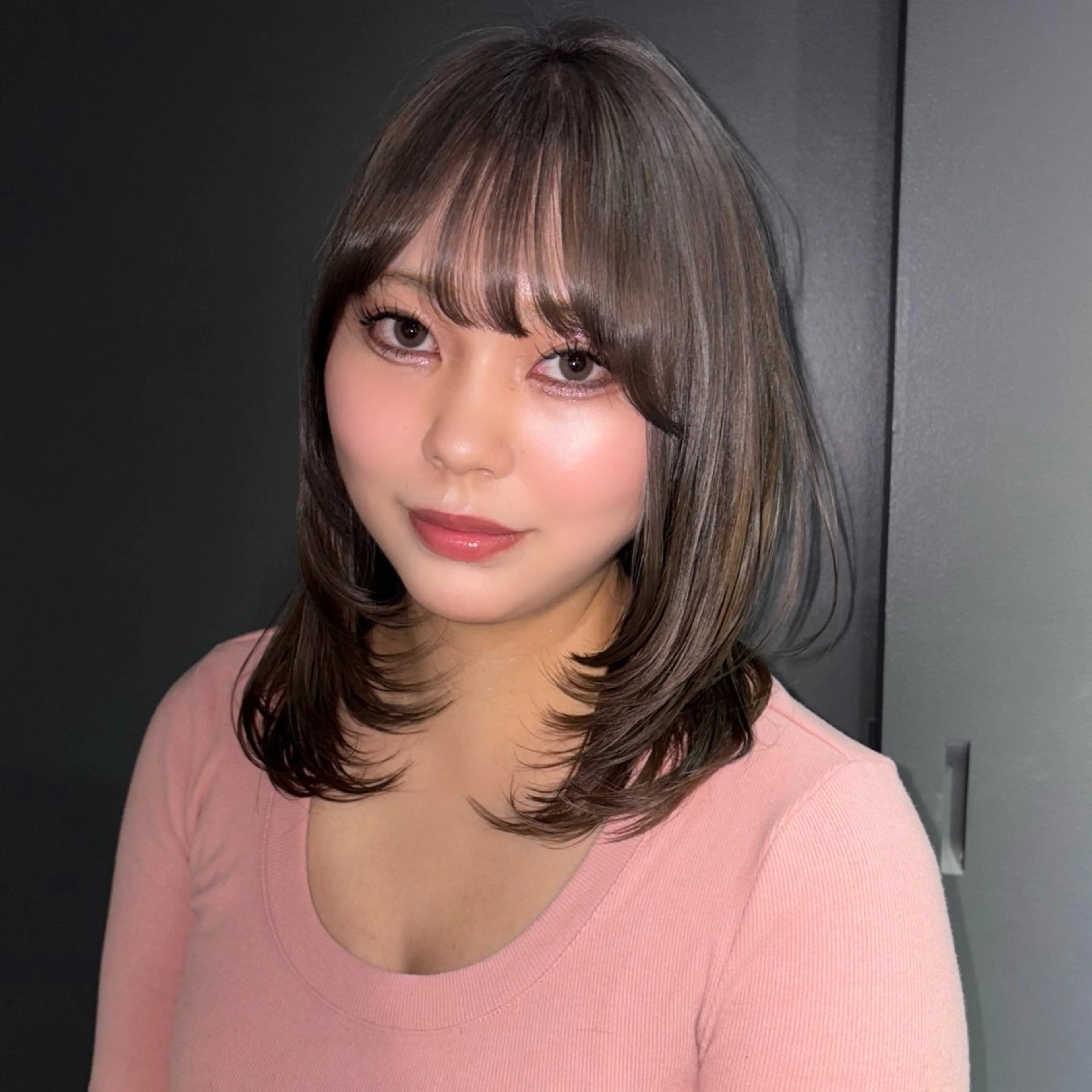 ミディアム カラー ブリーチ ケアブリーチ ハイトーンカラー カット ヘアカラー ★デザインカラー ハイトーン ももか★のヘアスタイル