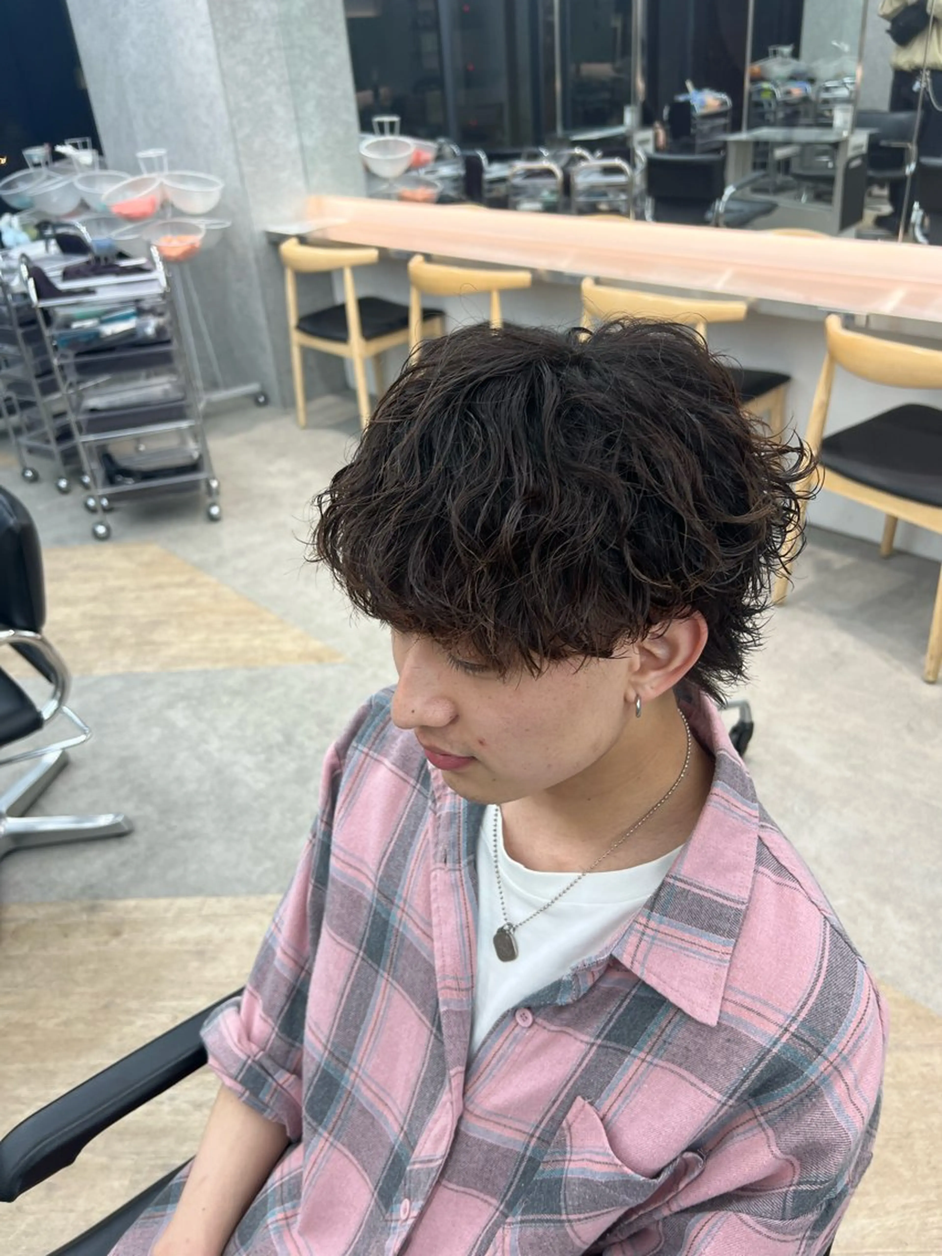 パーマ メンズ パーマ 🌀toa/波巻き✨ /メンズパーマ／栄のヘアスタイル