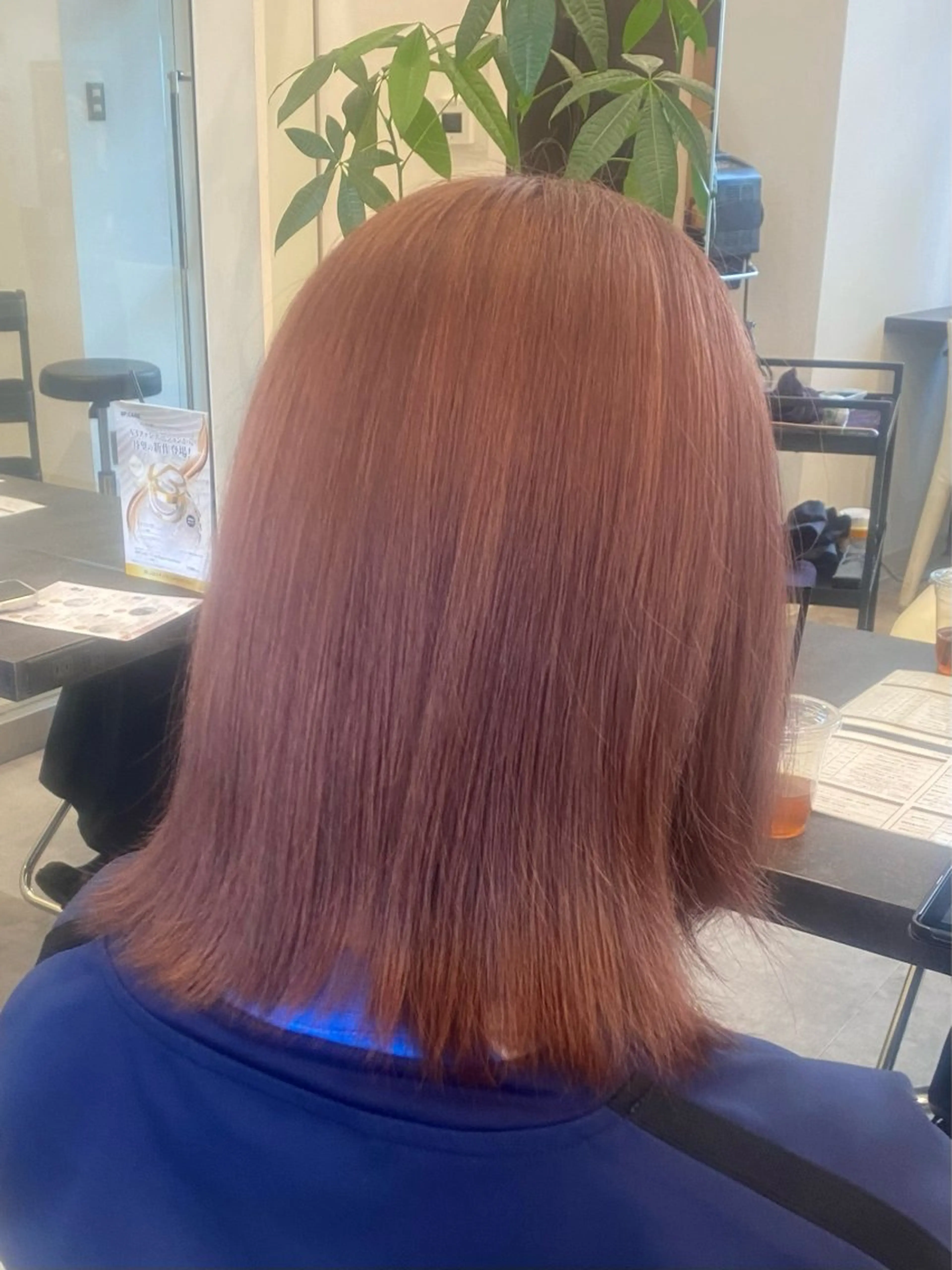 カラー ベージュカラー ピンクカラー ピンクベージュ ヘアカラー トリートメント 透明感カラー/髪質 改善🎀suzukaのヘアスタイル