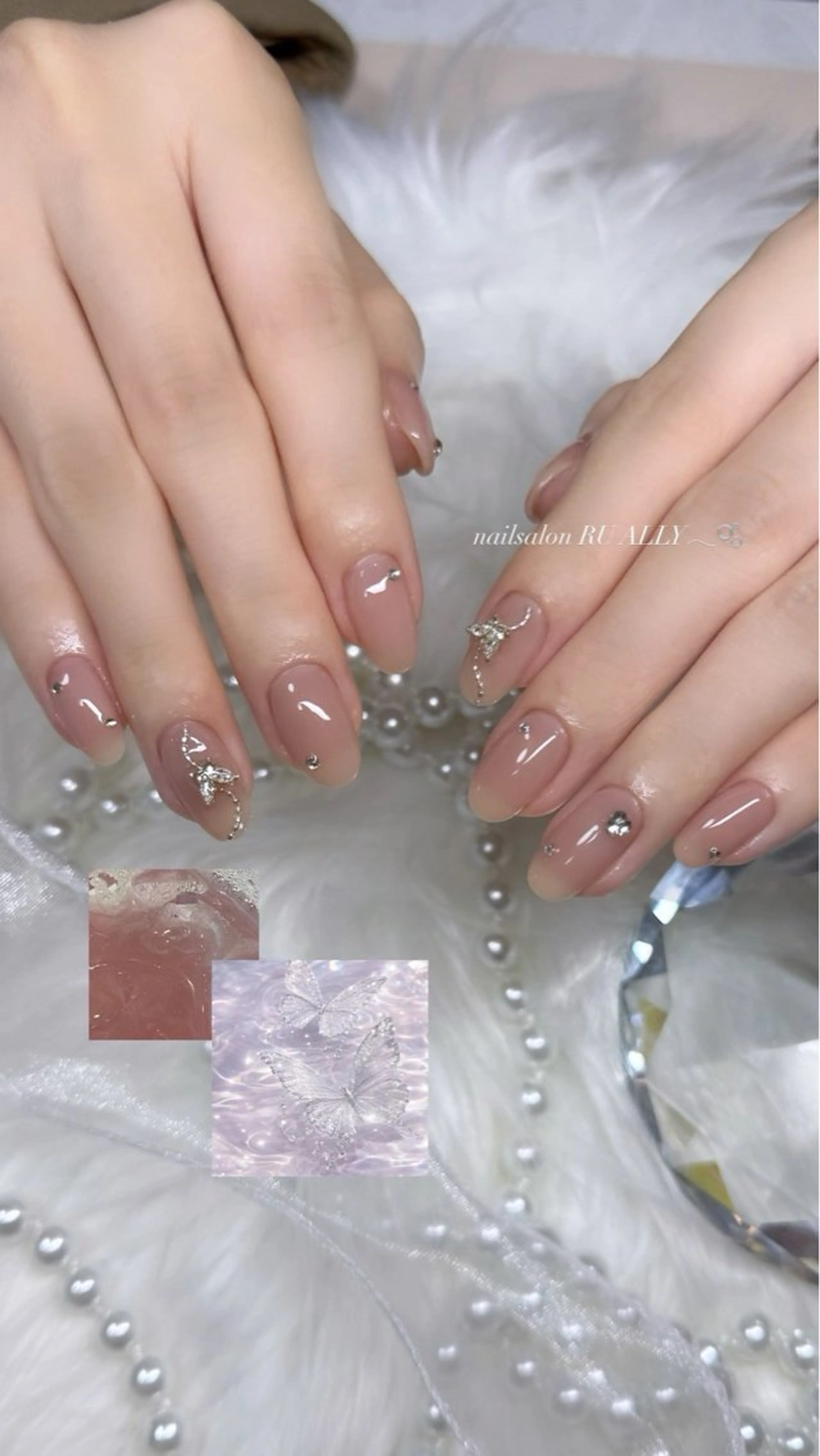 ネイル シンプルネイル 🎀RU ALLY オーナー　YUU💎のネイルデザイン