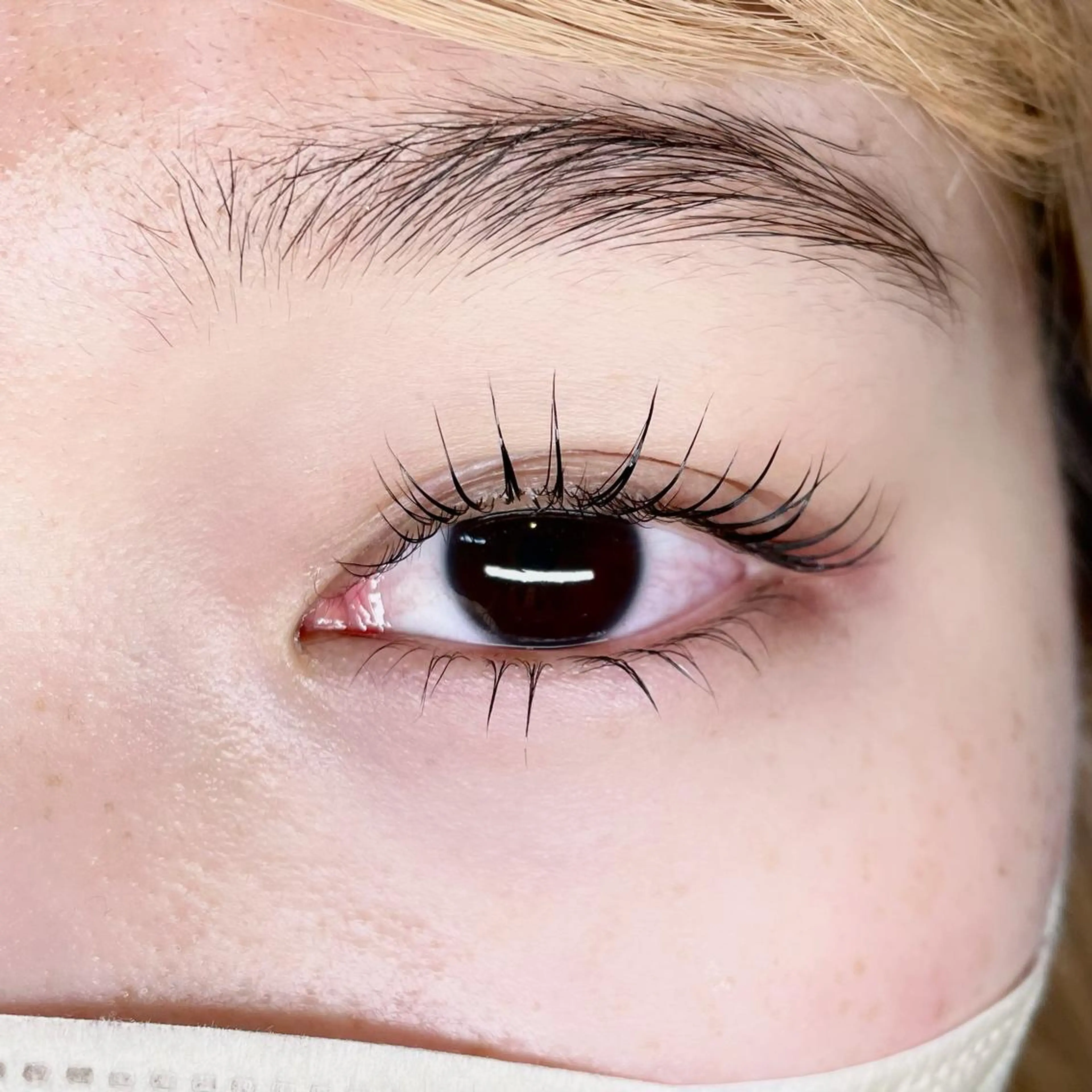 マツエク・マツパ 下まつげエクステ 一重×まつ毛パーマ マツパ 河口 優奈のマツエク・マツパデザイン