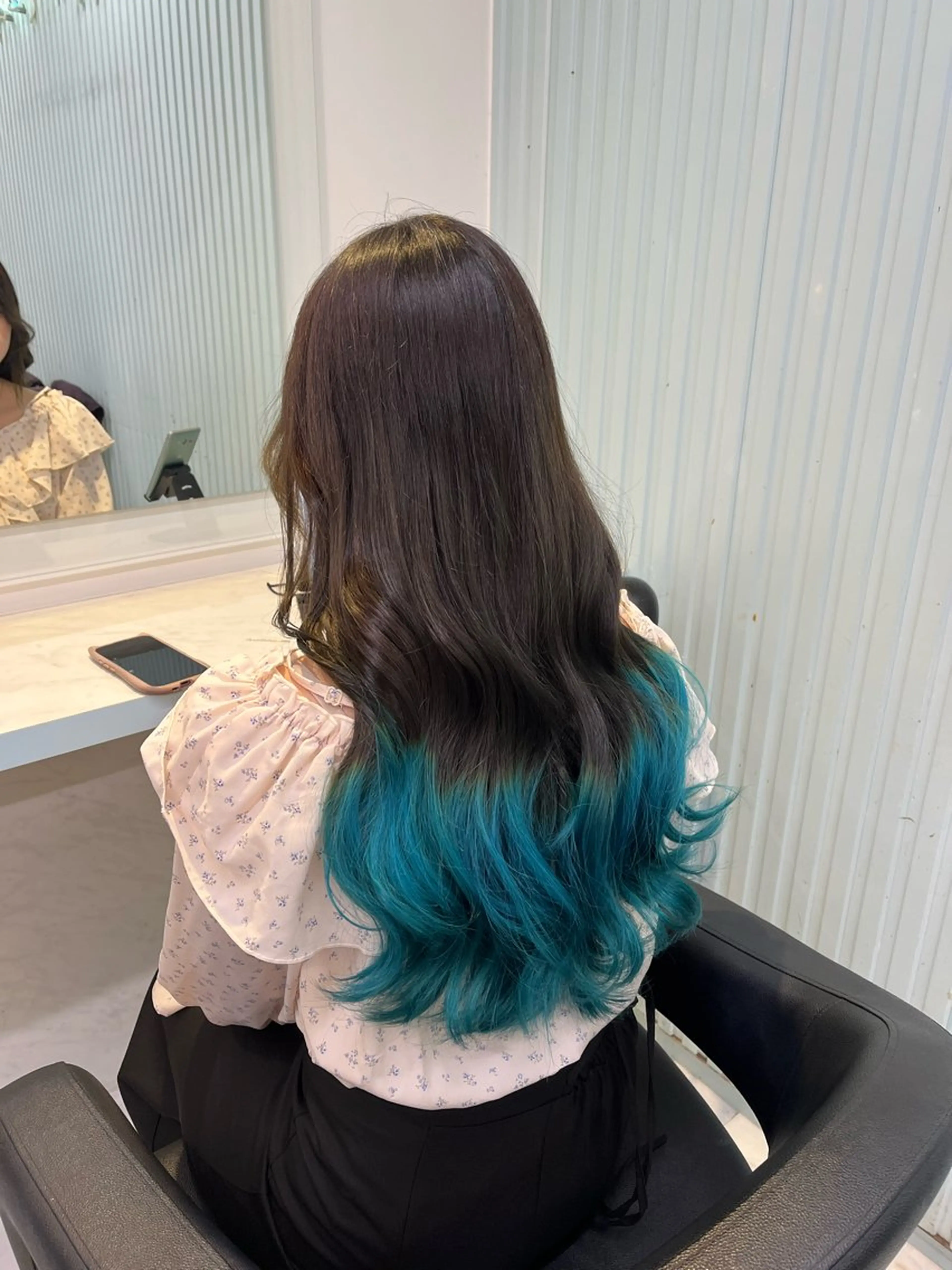 ロング カラー ヘアカラー トリートメント ブリーチカラー 🩵MIZUKIのヘアスタイル