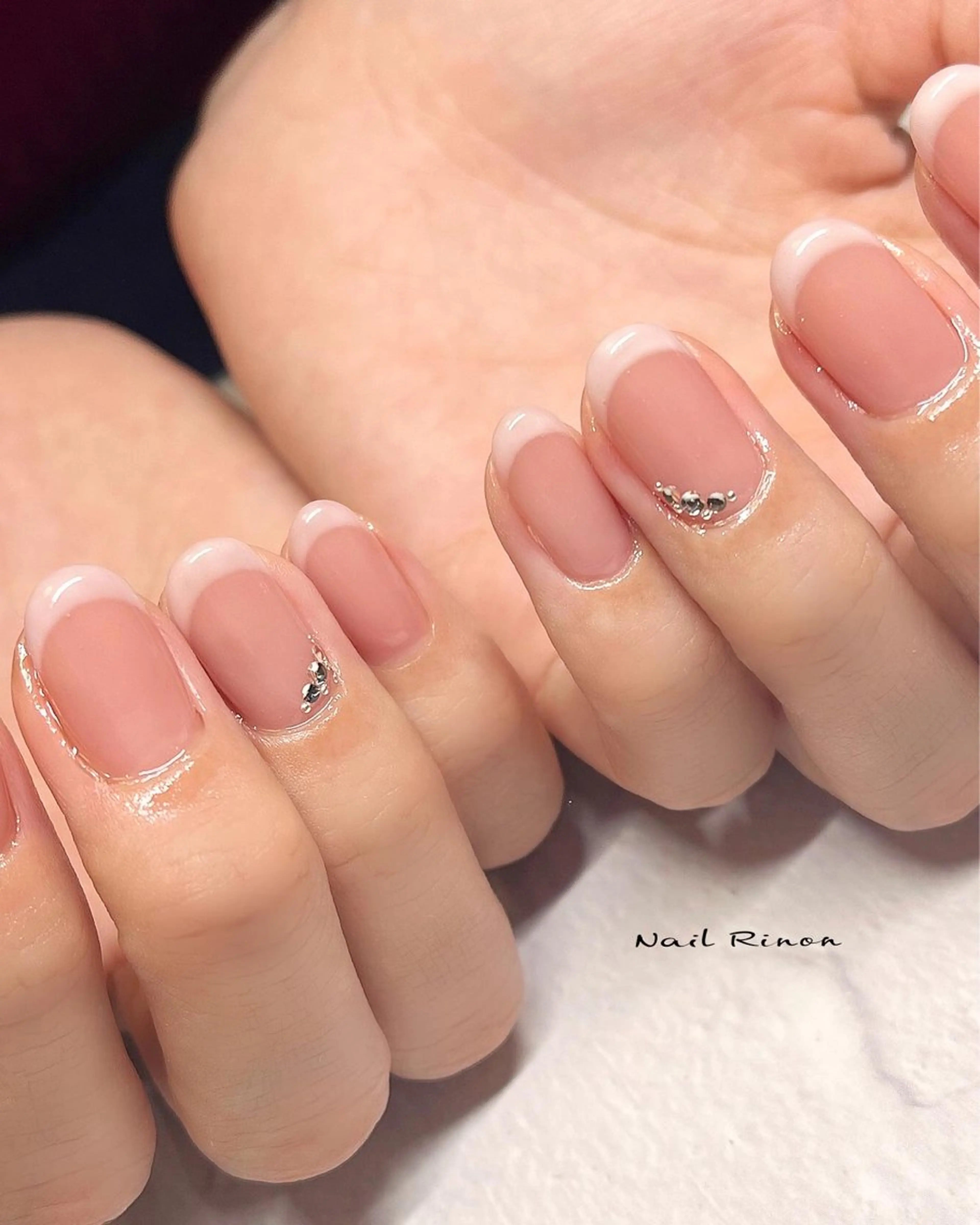 ネイル オフィスネイル ハンドネイル Nail Rinonのネイルデザイン