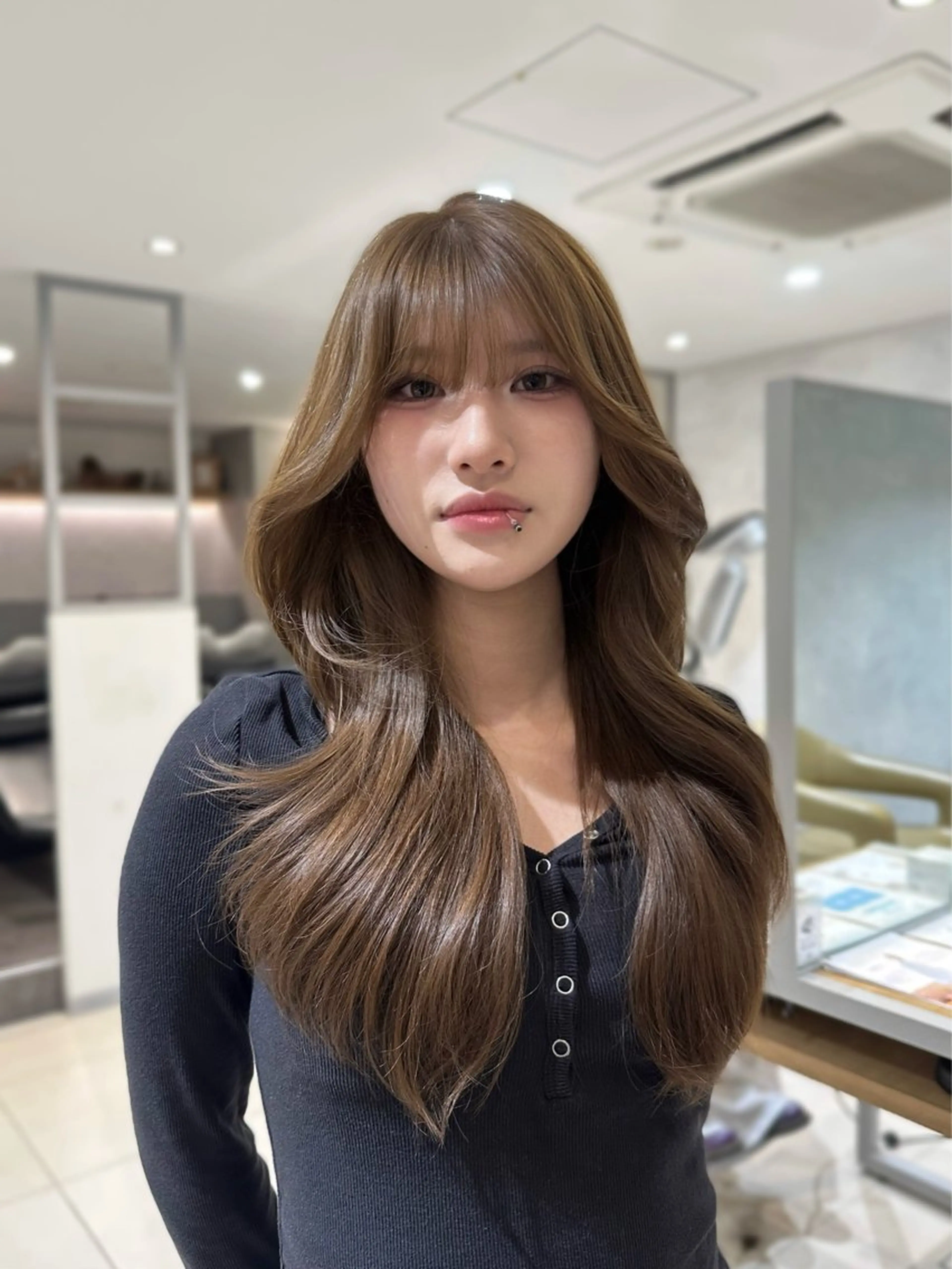 ロング カット ヘアカラー トリートメント 🎀LUNA🎀 レイヤーカット/艶髪のヘアスタイル