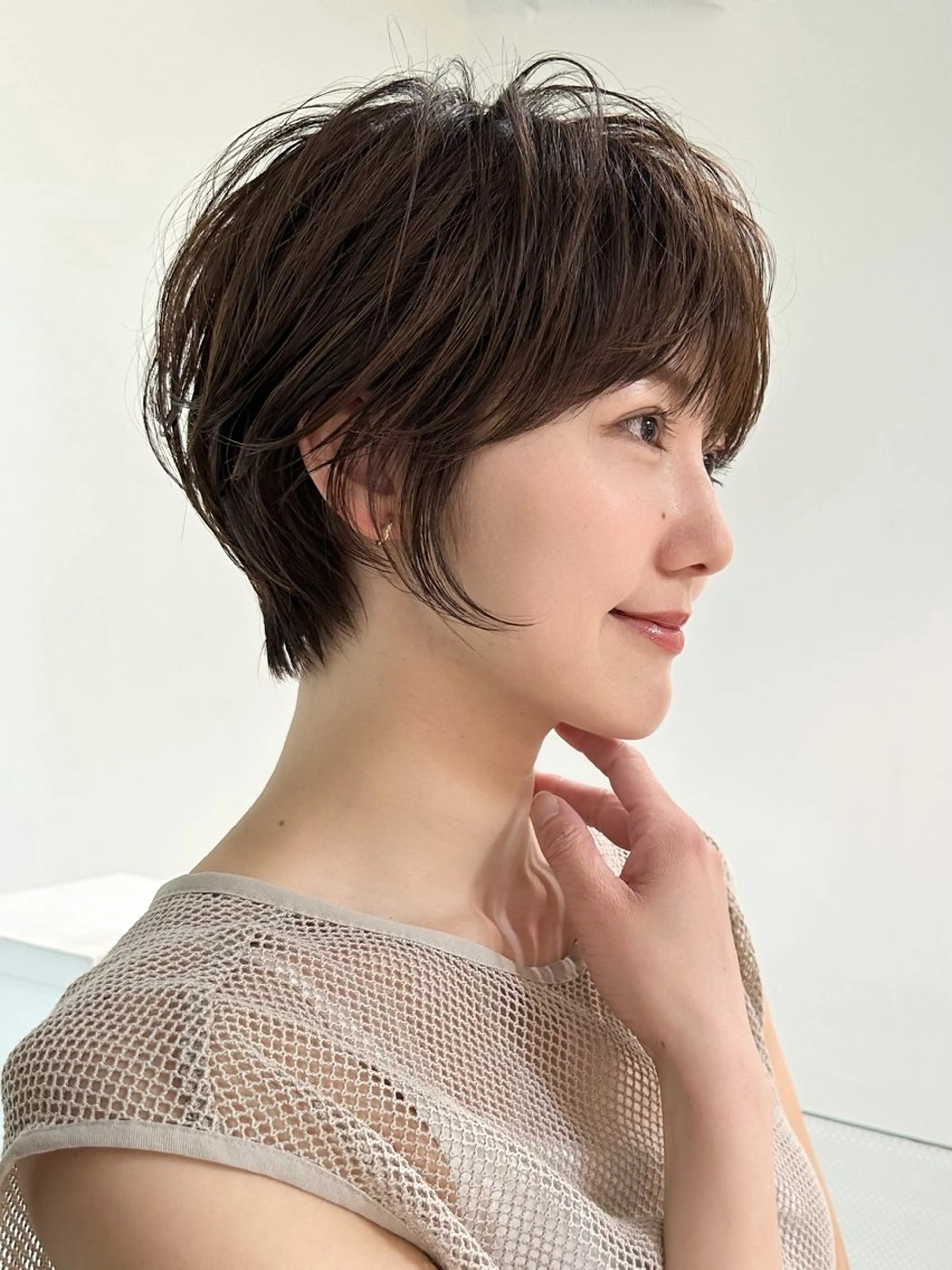 ショート カット ヘアカラー トリートメント ヘッドスパ taiga レイヤー /髪質改善/矯正🌈のヘアスタイル