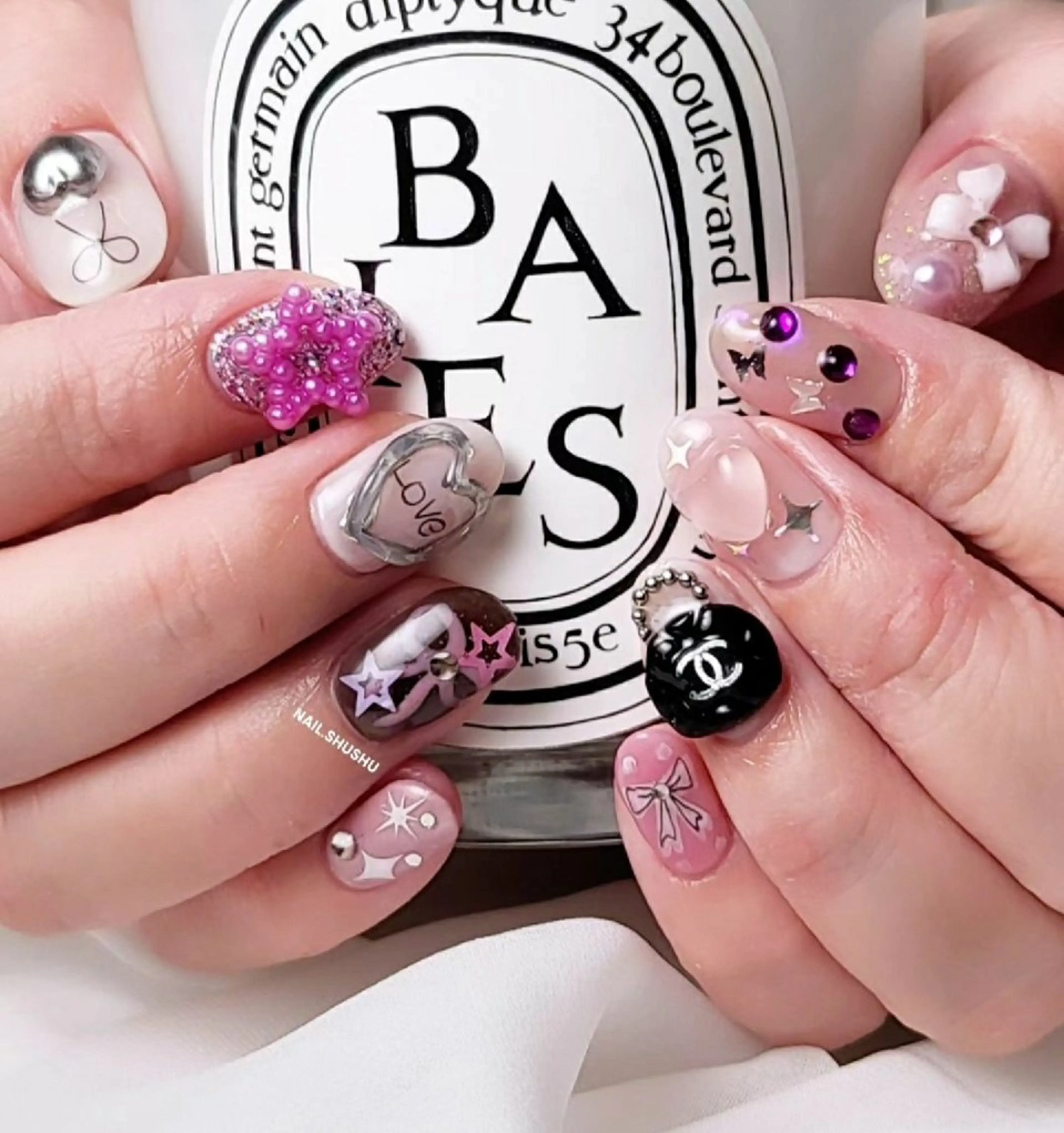 ネイル 持ち込み ニュアンスネイル ワンカラーネイル シンプルネイル 冬ネイル 3dパーツ/流行り 👧shushu❤️のネイルデザイン