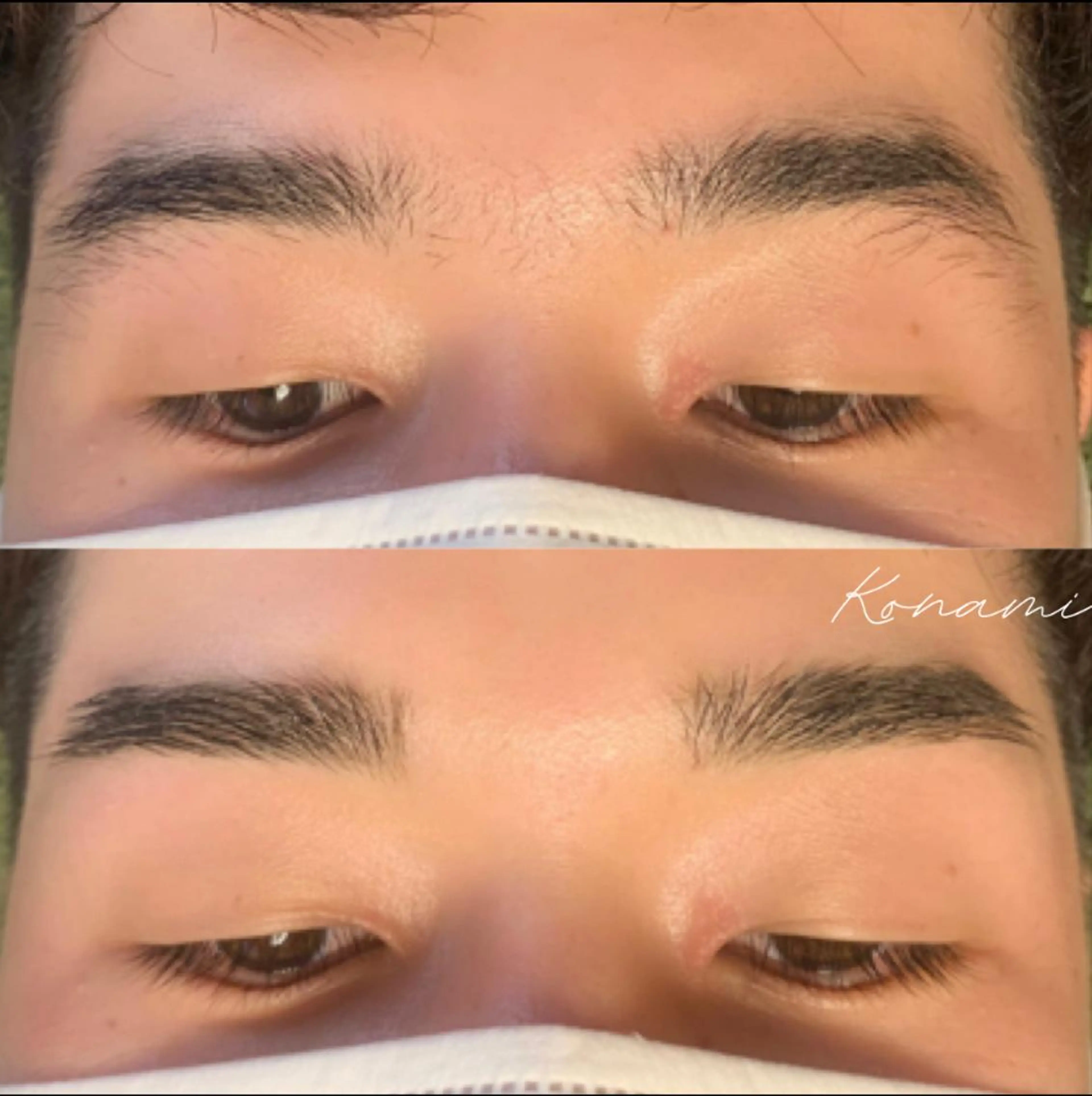 メンズ アイブロウ メンズアイブロウ シードリン 府内店 小波のヘアスタイル