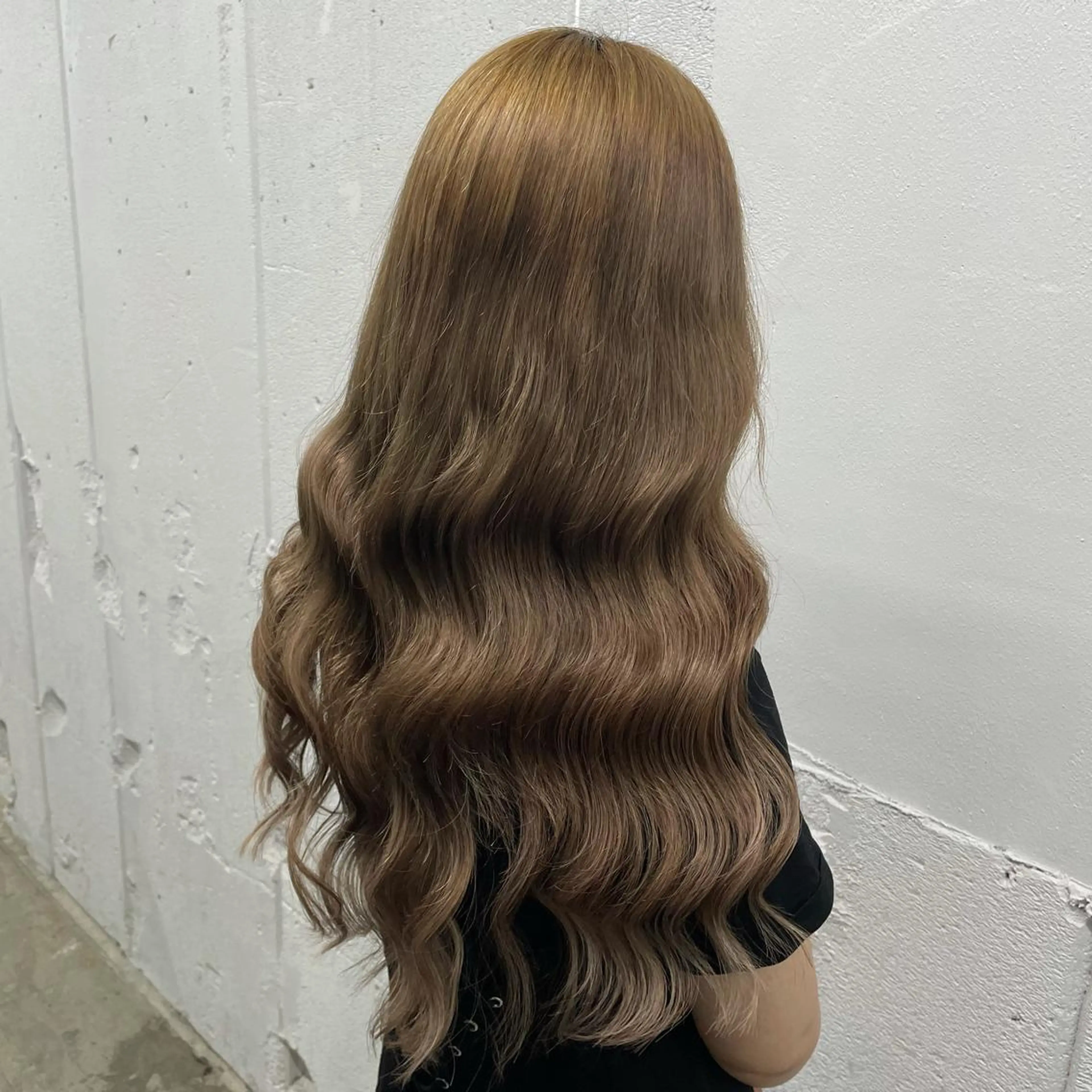 ロング カラー シールエクステ バレイヤージュ ミストバング ダブルカラー  フェイスフレーミング ヘアカラー エクステ 🧡艶髪ちゅるん髪 🫧🧡YUKI❄️のヘアスタイル