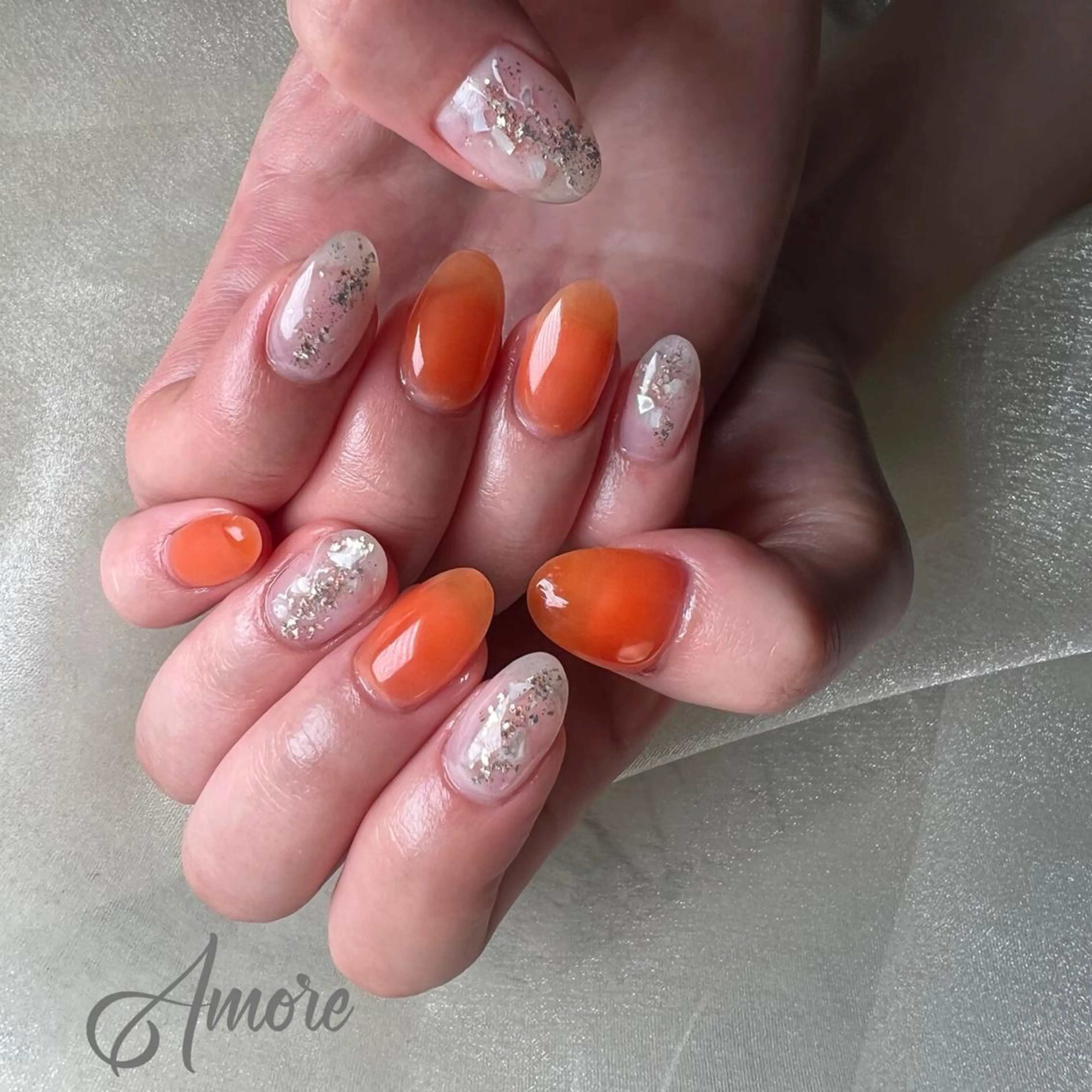 ネイル ジェルネイル 氷ネイル・うるうるネイル マグネットネイル ミラーネイル ニュアンスネイル You kyehwaのネイルデザイン