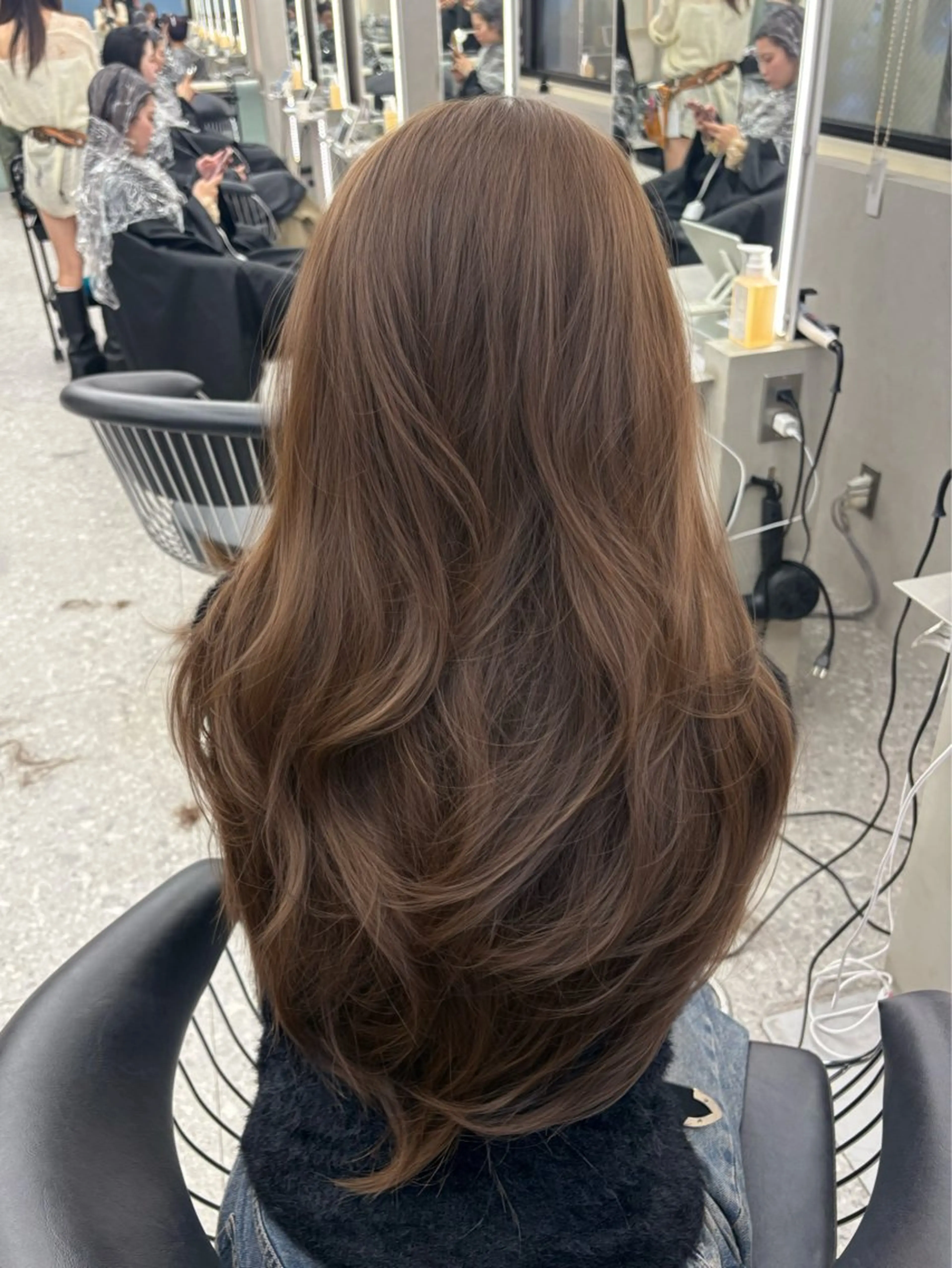 ロング ハッシュカット ハイレイヤー レイヤーカット Yuta✂︎ 韓国レイヤー🪽のヘアスタイル