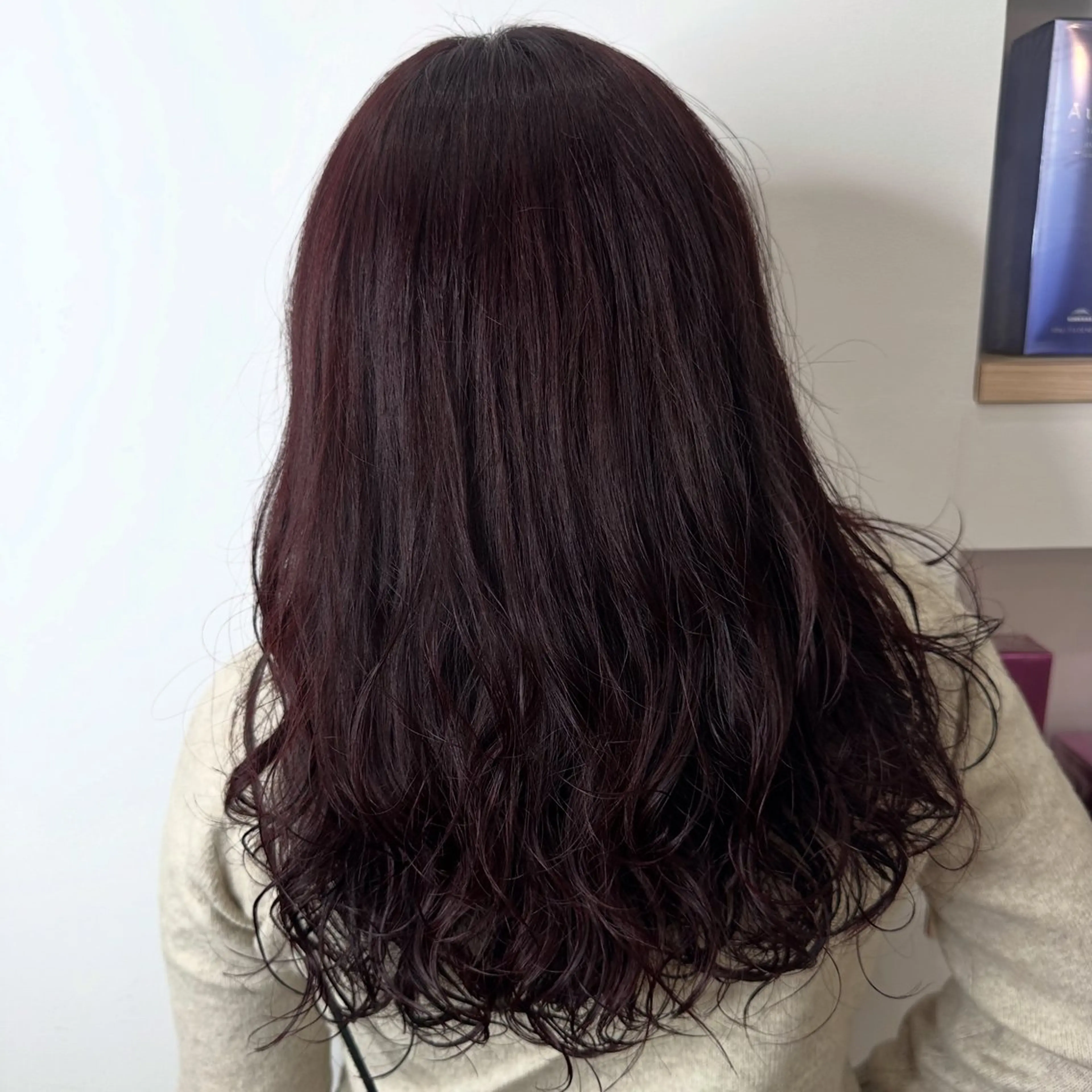 セミロング パーマ のえる/透明感カラー /リトルリンネ/栄のヘアスタイル