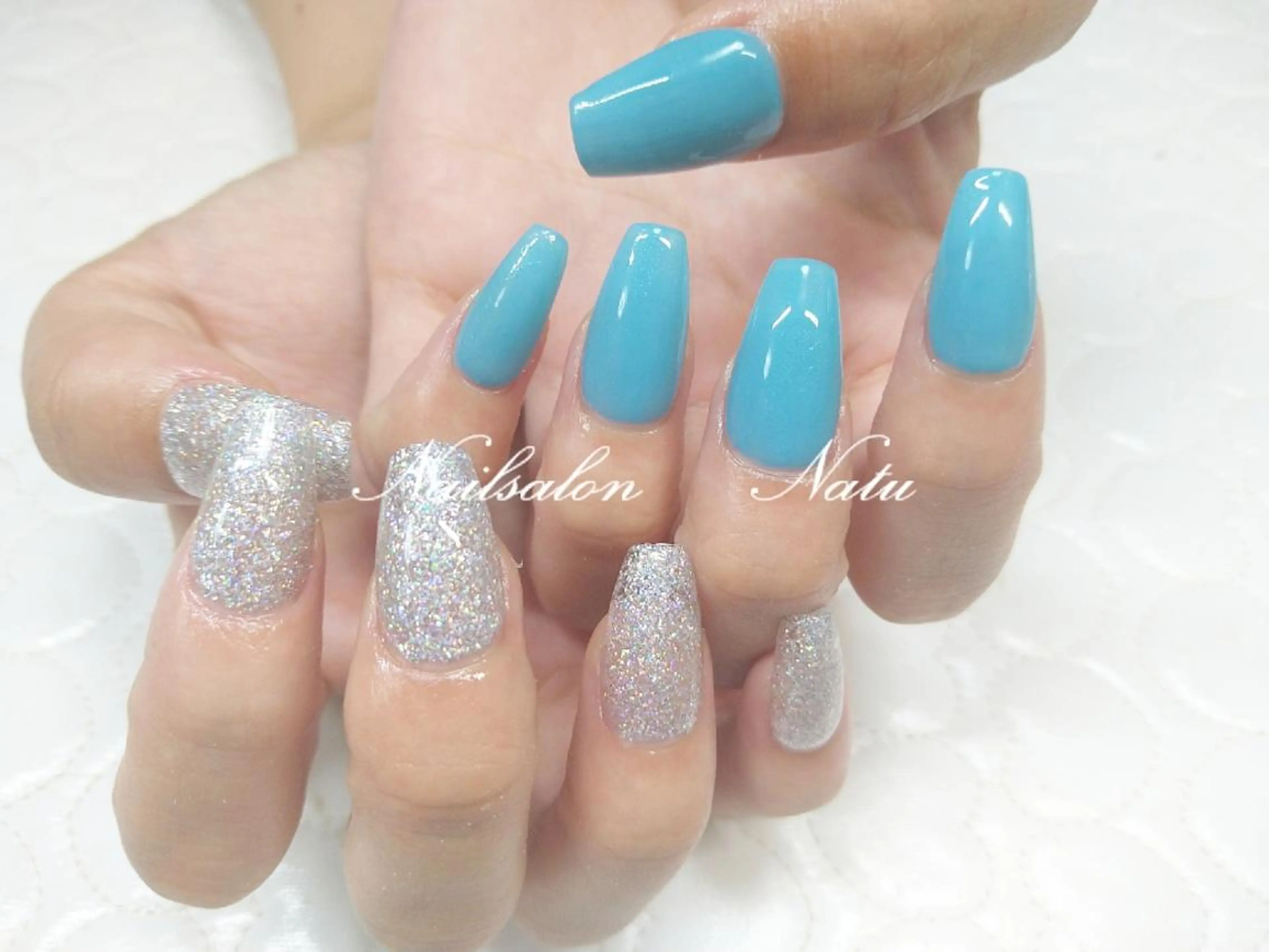 ネイル 長さ出し nailsalon　 Natuのネイルデザイン