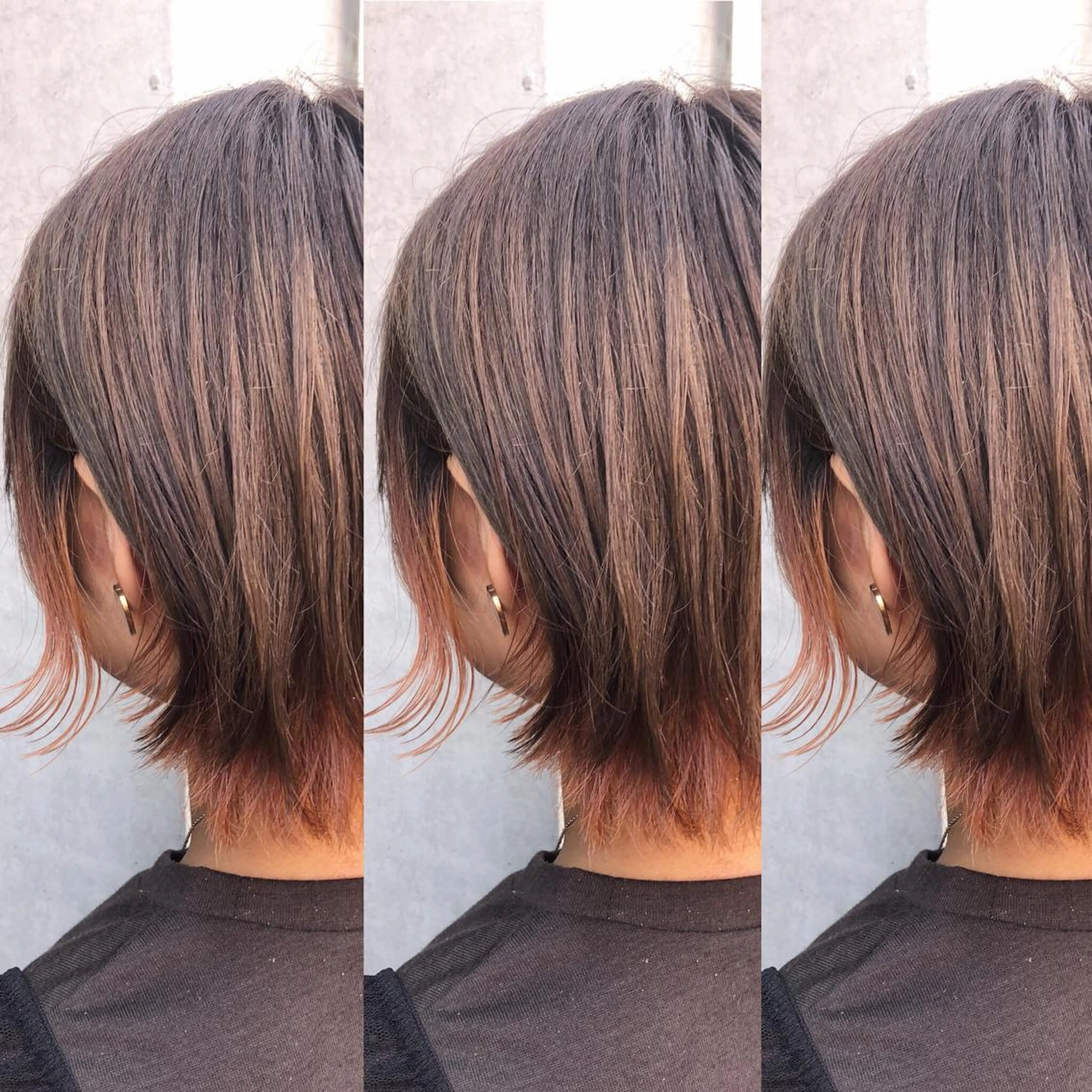 ショート カラー パーマ ヘアアレンジ 【白髪ぼかし 専門GBG】自由が丘のヘアスタイル