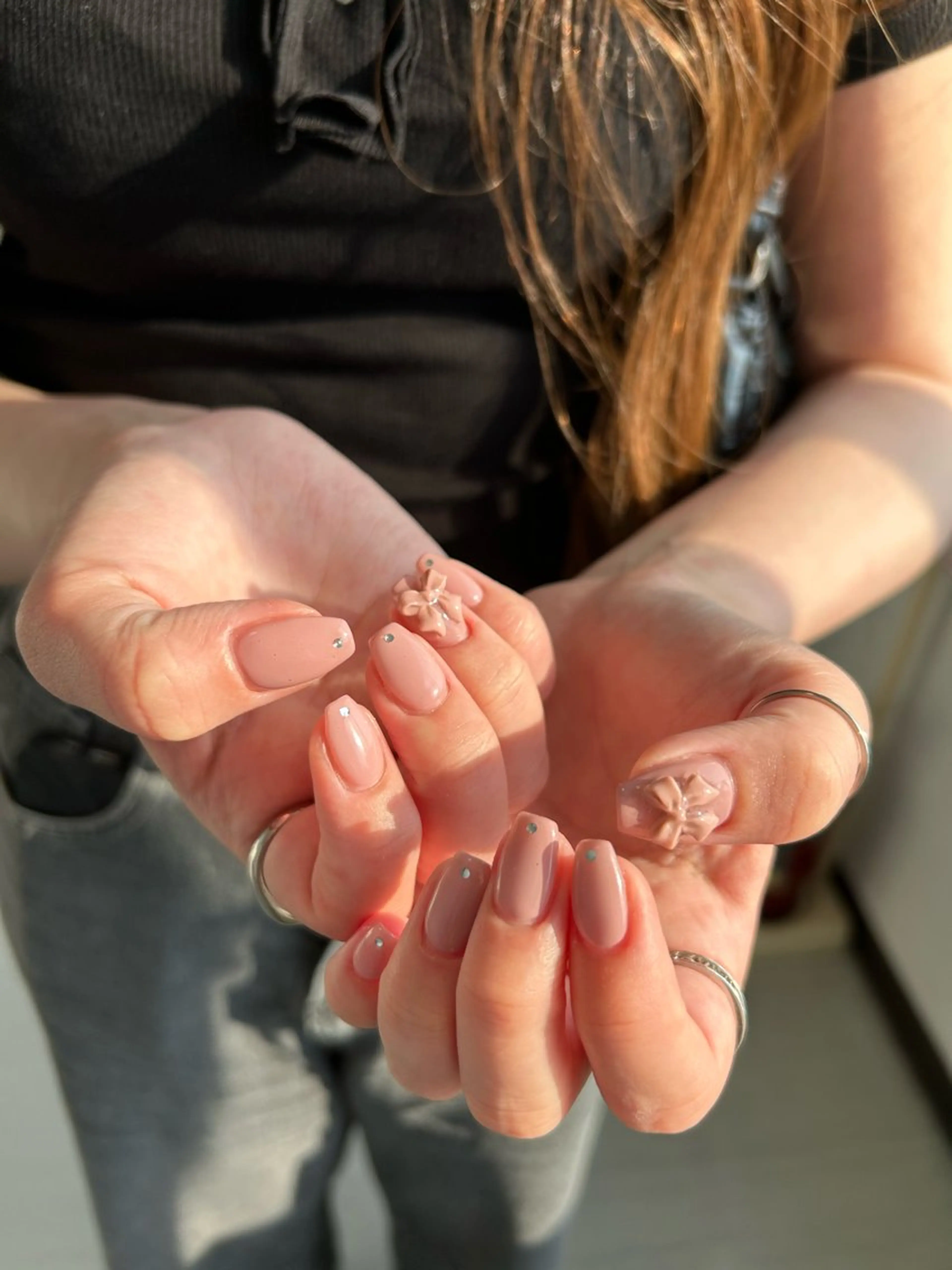 ミディアム ハンドネイル ｵｵﾀｹ ﾚｲﾅのネイルデザイン