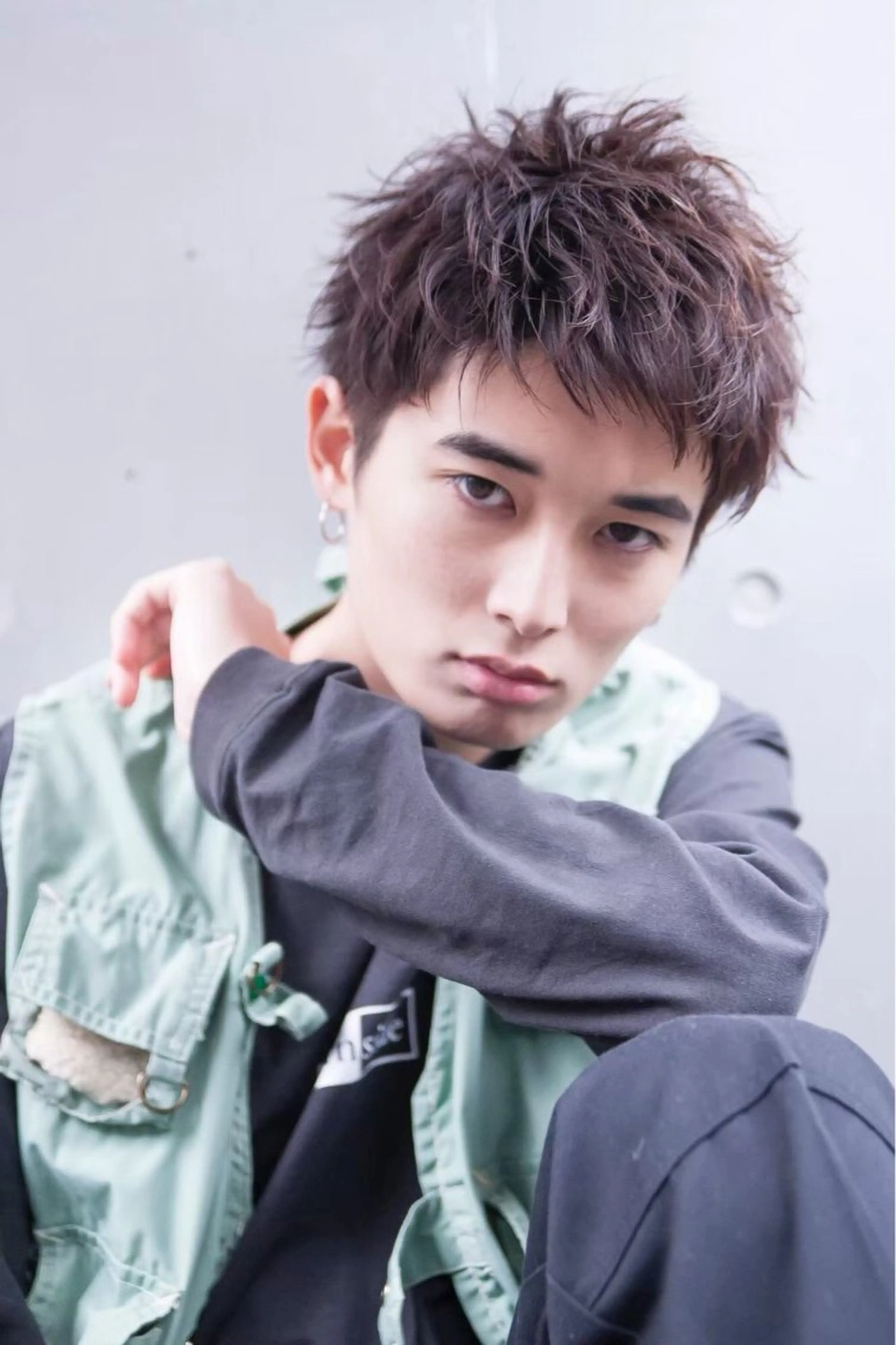 ショート カラー メンズ ﾌｸﾀﾞ ﾚﾝのヘアスタイル