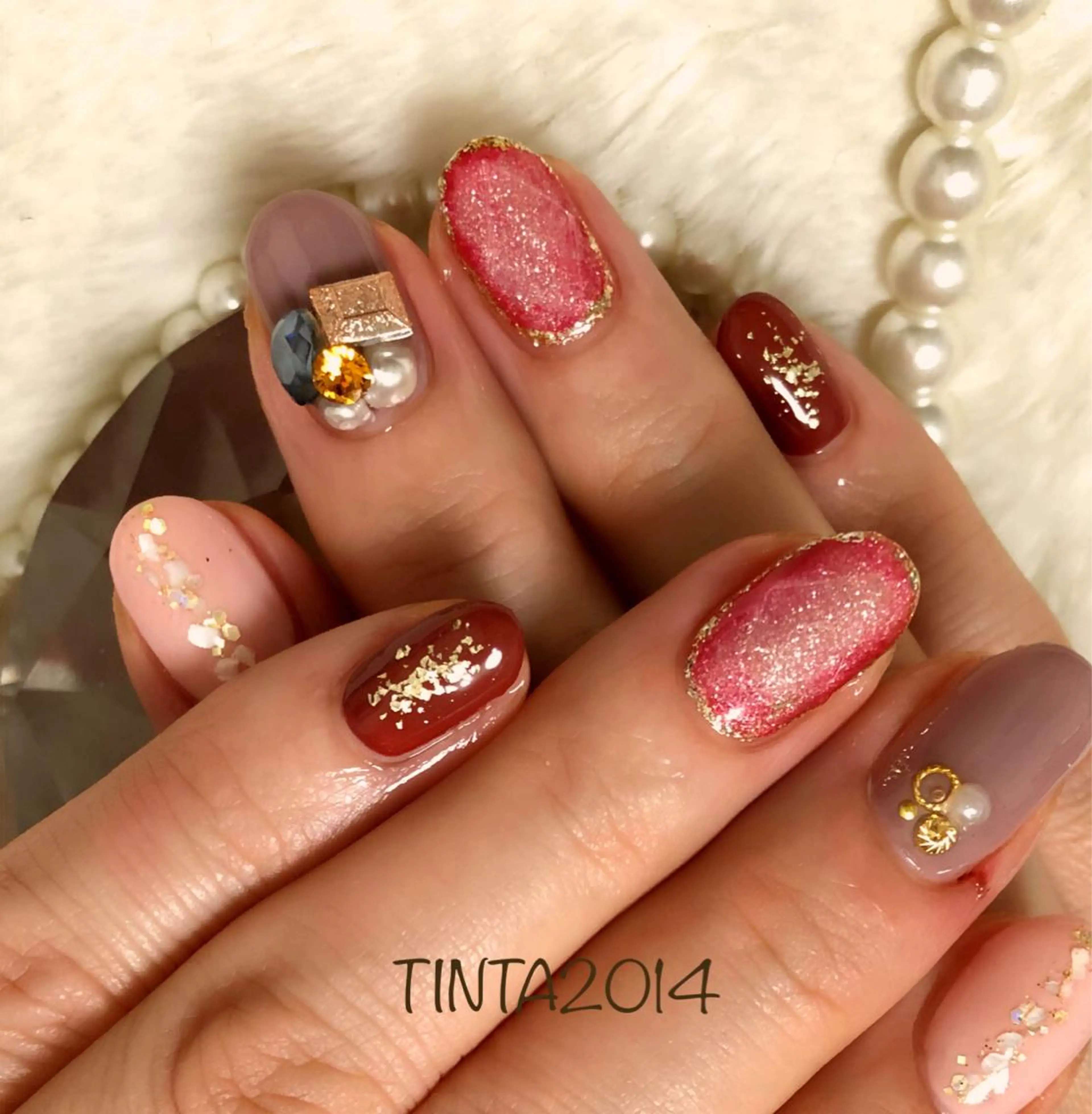 ネイル バレンタイン ネイルサロン ティンタ所属・馬場 典子のネイルデザイン