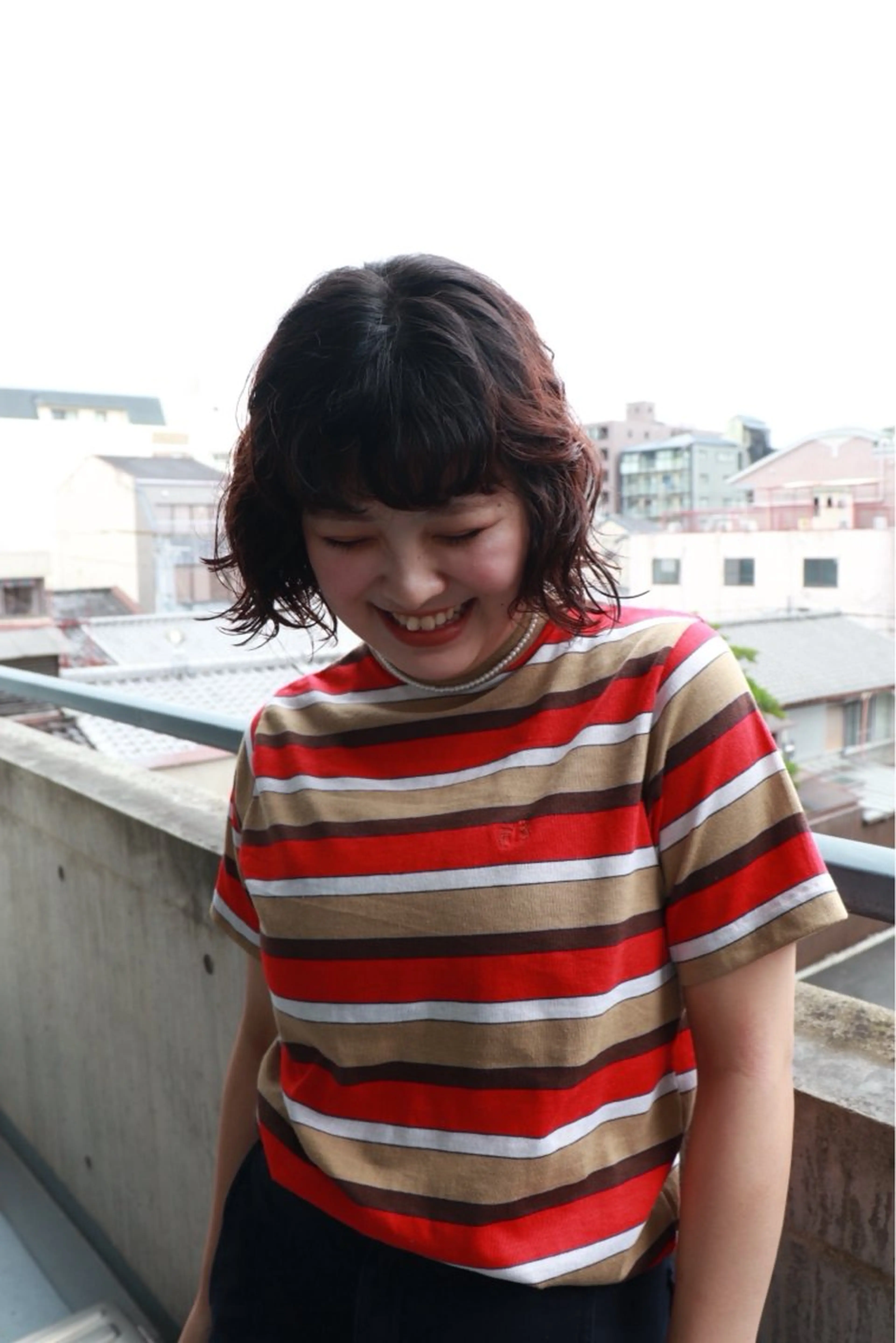 ショート パーマ 江草　真美果 hakuboのヘアスタイル