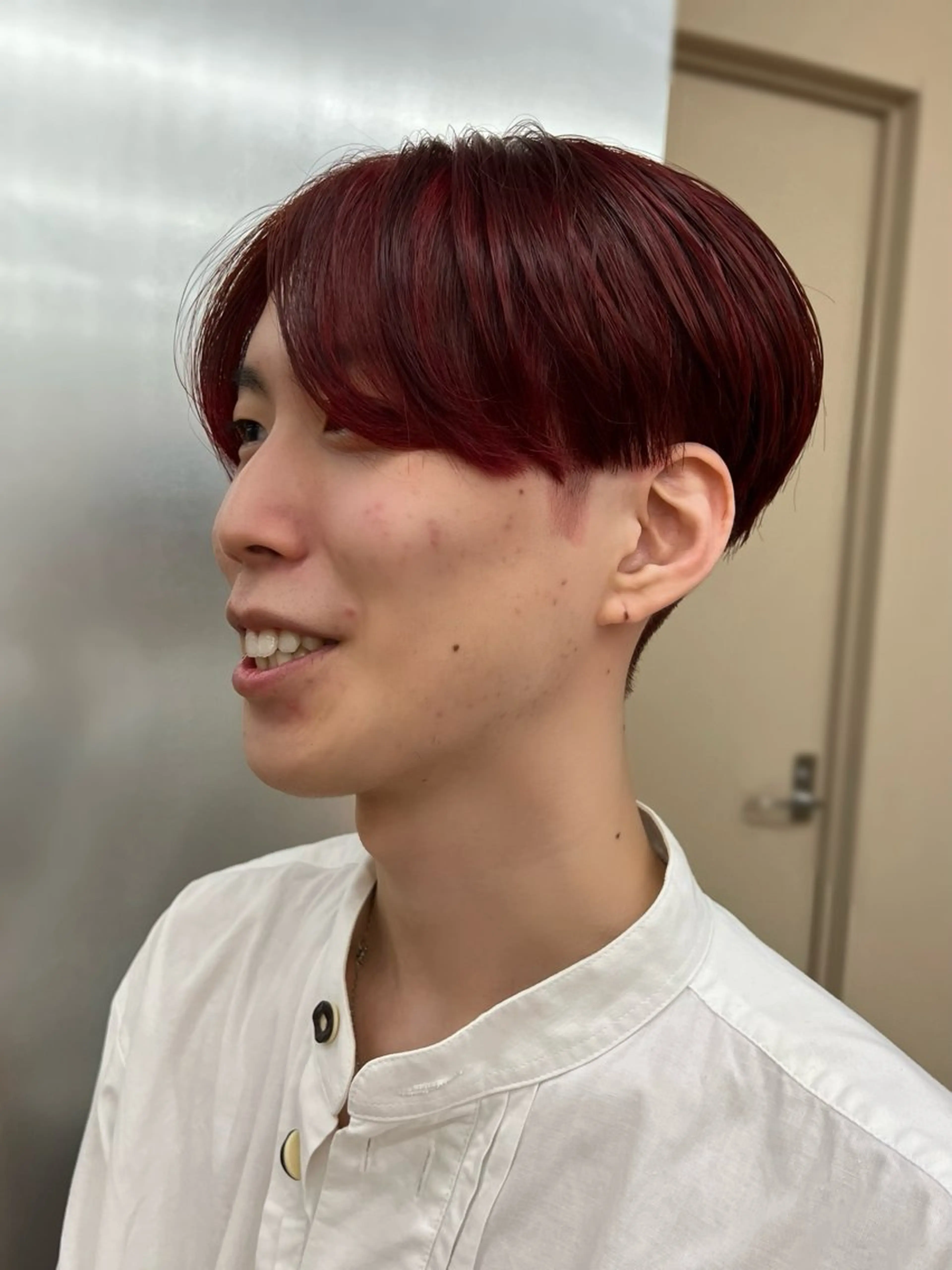 ショート カラー メンズ 矢場町/栄/上前津/ 佐藤祐希のヘアスタイル