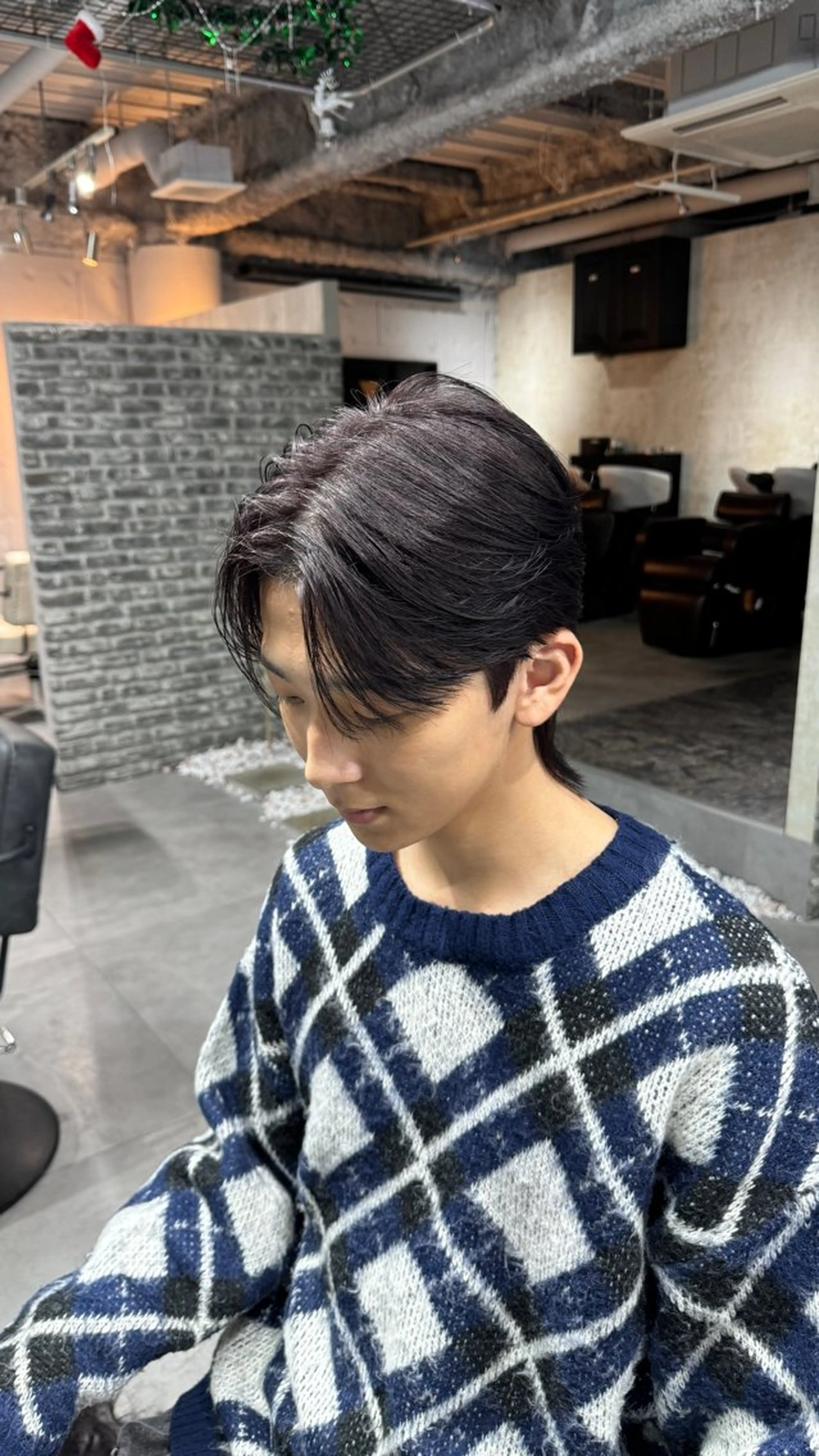 ミディアム ウルフカット 韓国特化 なおきのヘアスタイル