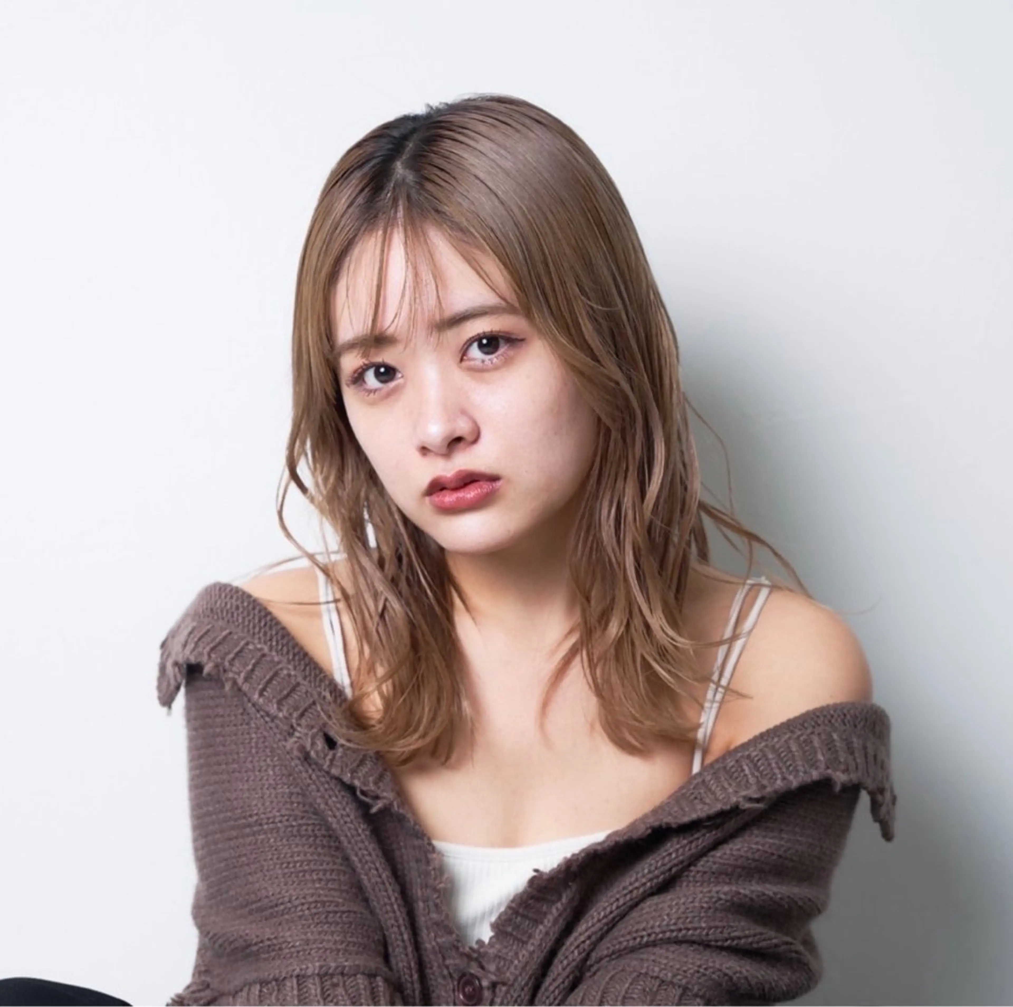セミロング パーマ 🍫くせ毛風 ナチュラルパーマ優吉のヘアスタイル